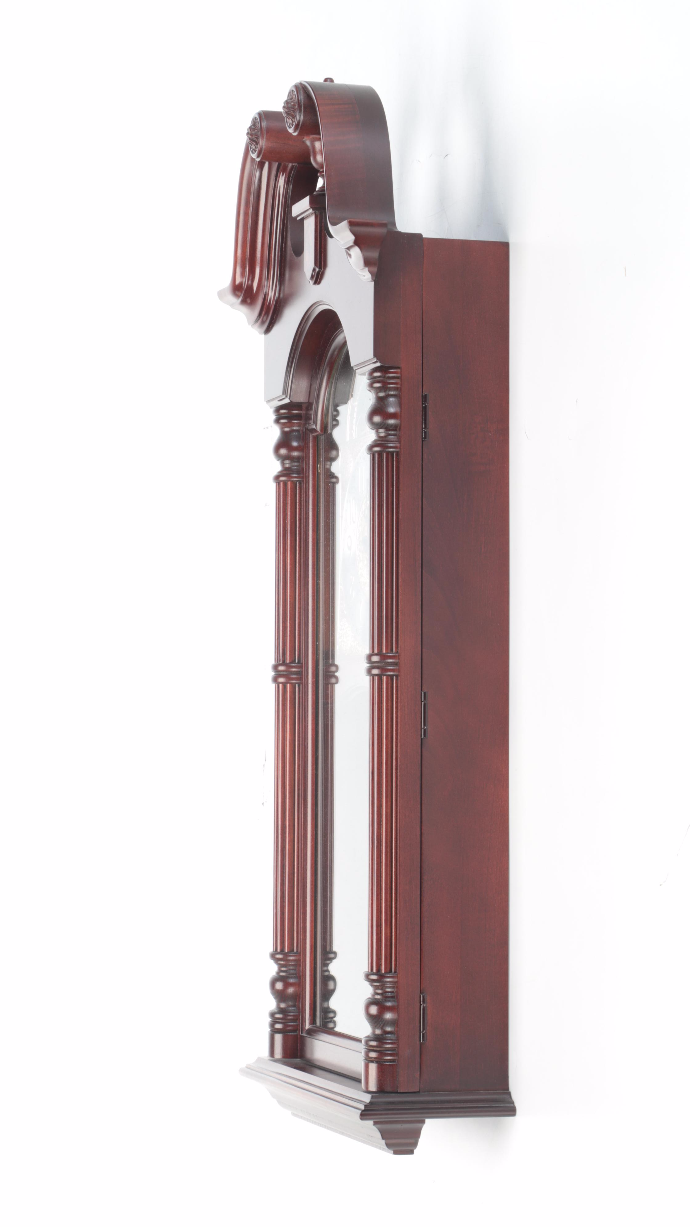 Howard Miller "Maxwell" Cherry Battery Operated Wall Clock