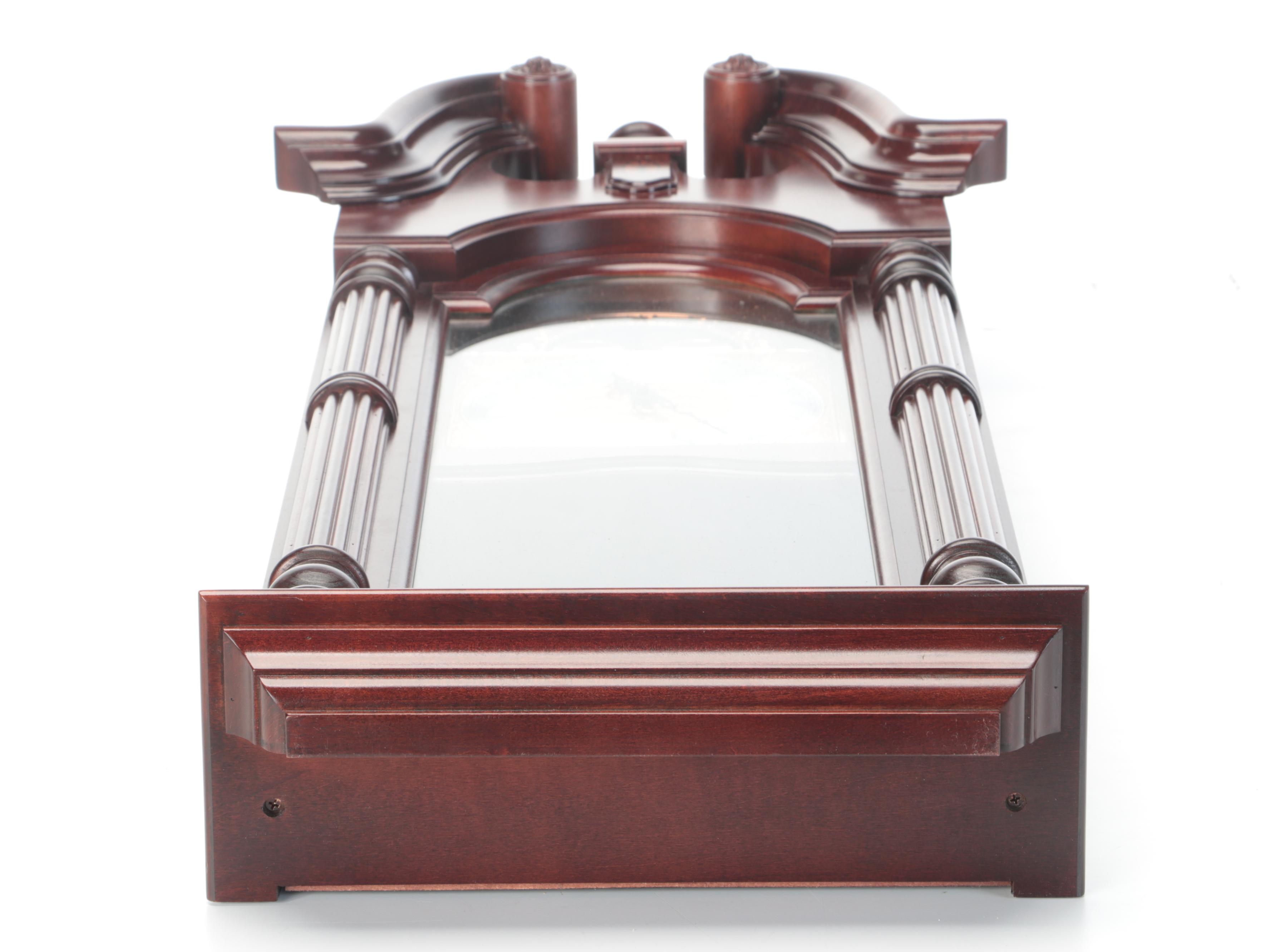 Howard Miller "Maxwell" Cherry Battery Operated Wall Clock