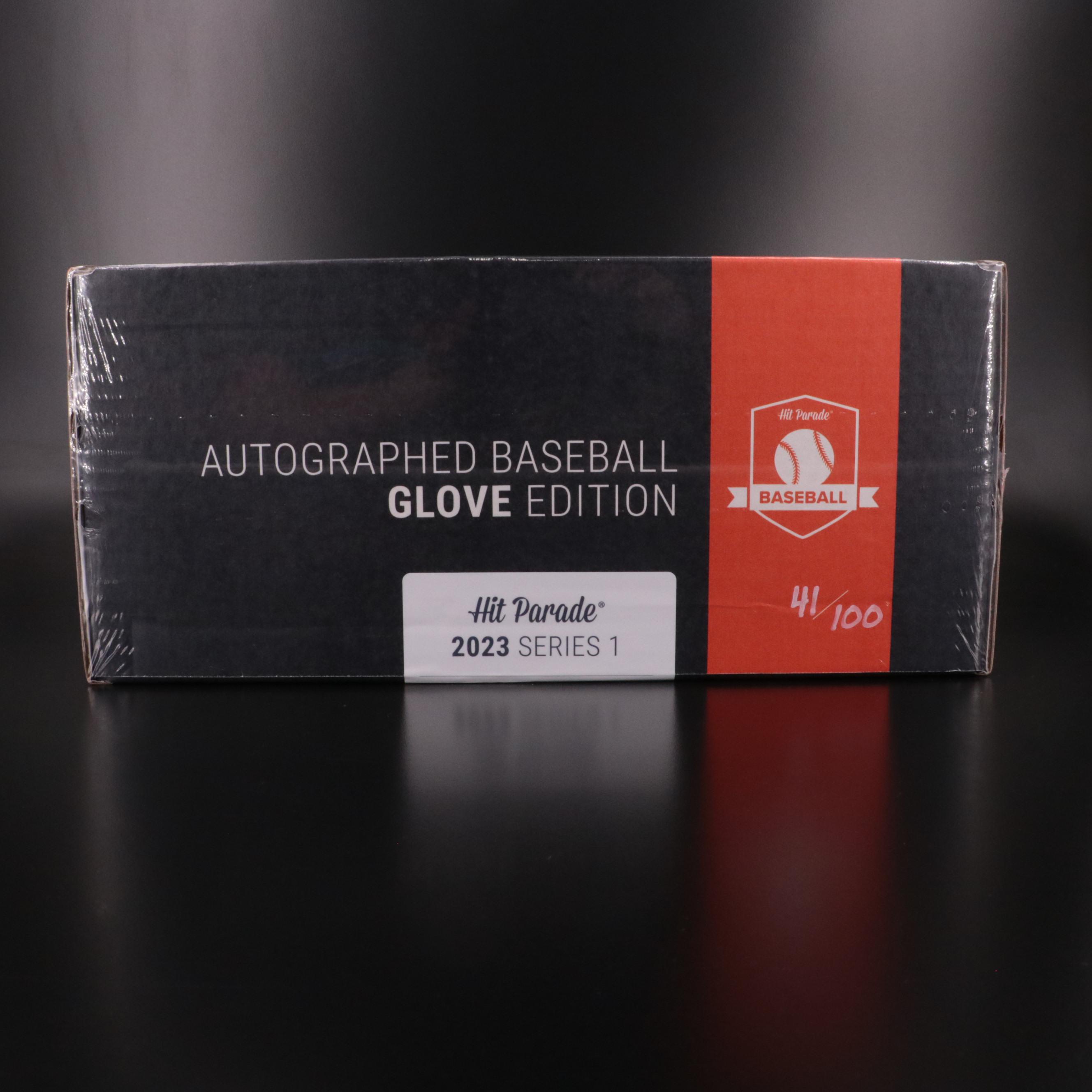 2023 Hit Parade MLB Mystery Player Signed Baseball Glove Series 1 Hobby Box