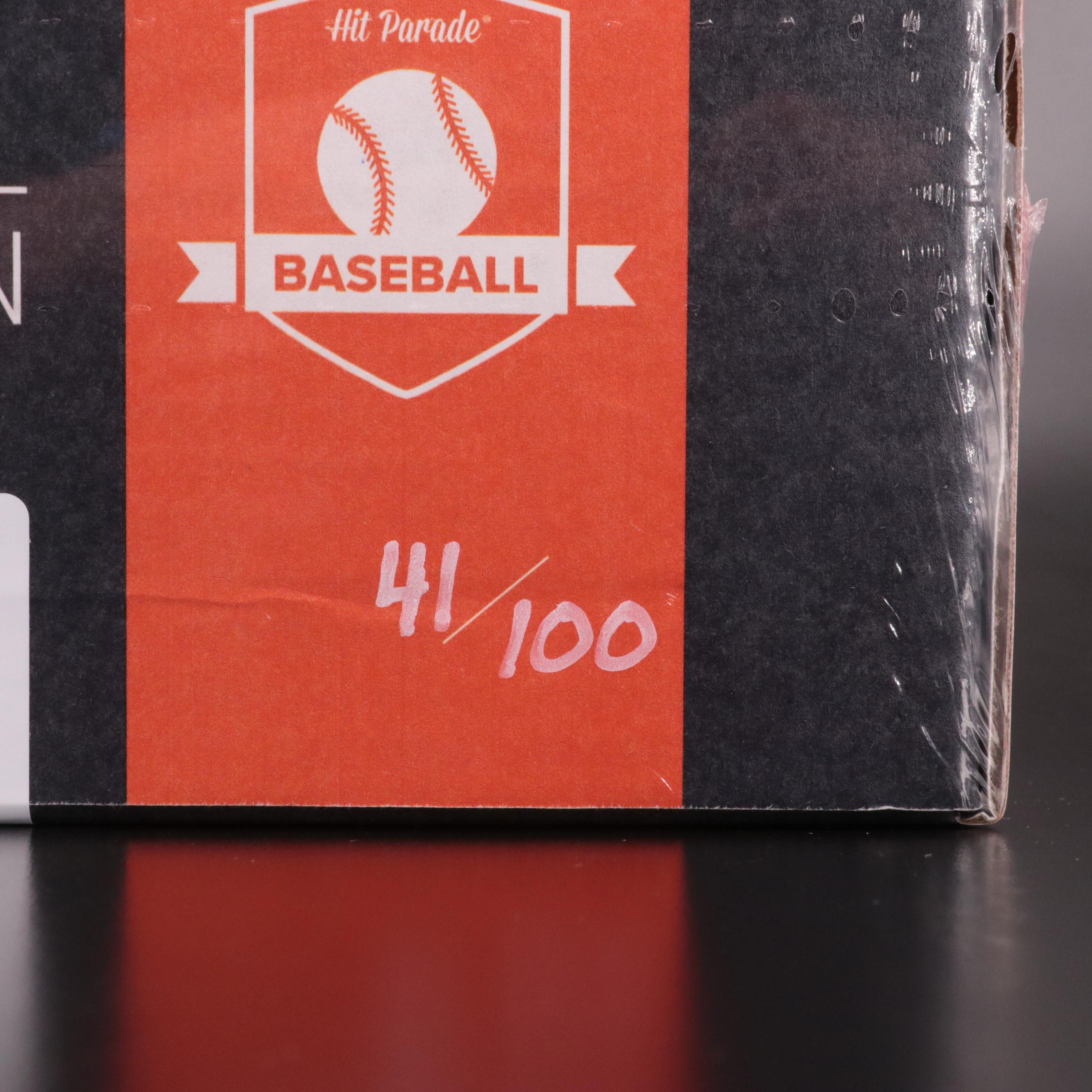 2023 Hit Parade MLB Mystery Player Signed Baseball Glove Series 1 Hobby Box