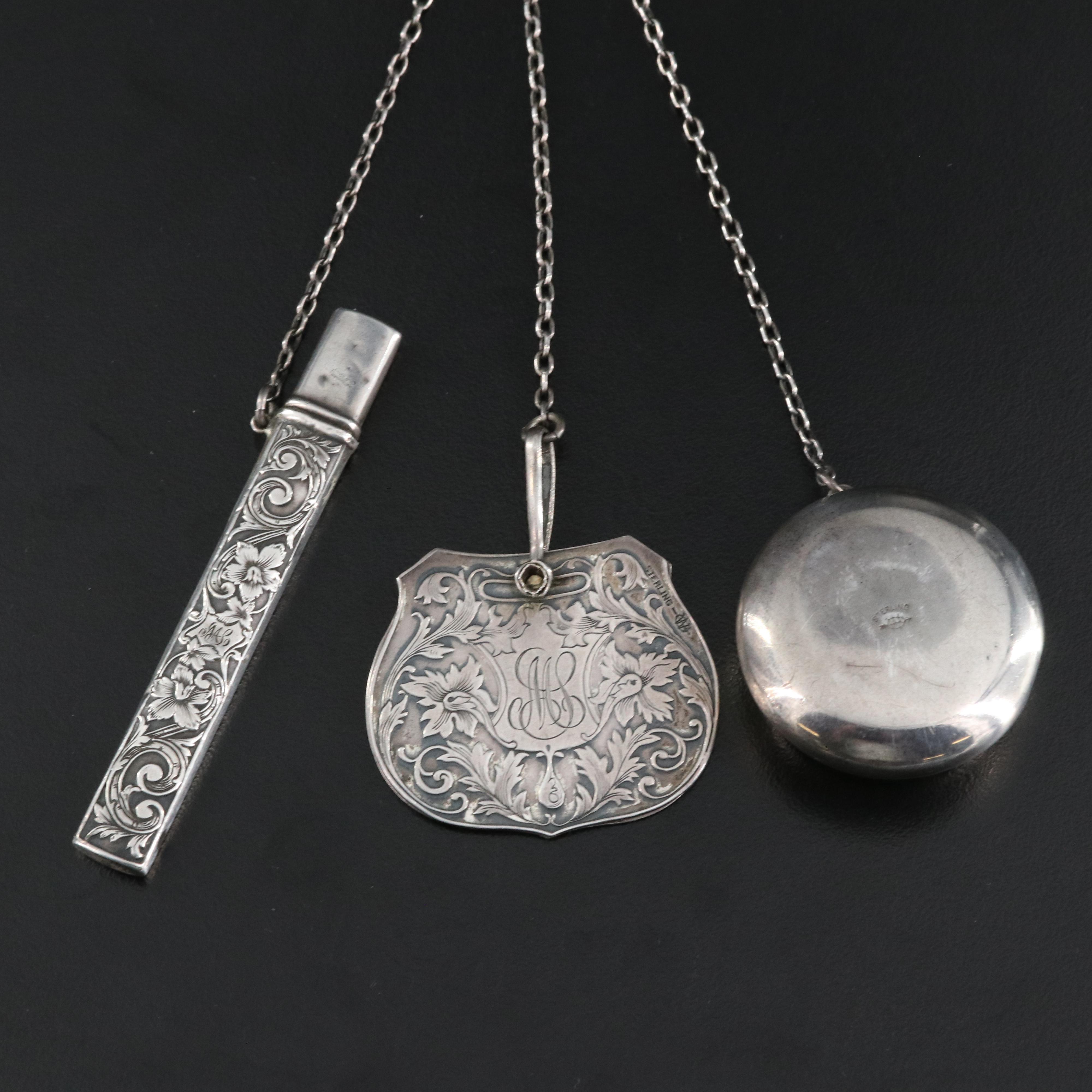 Antique Sterling Chatelaine