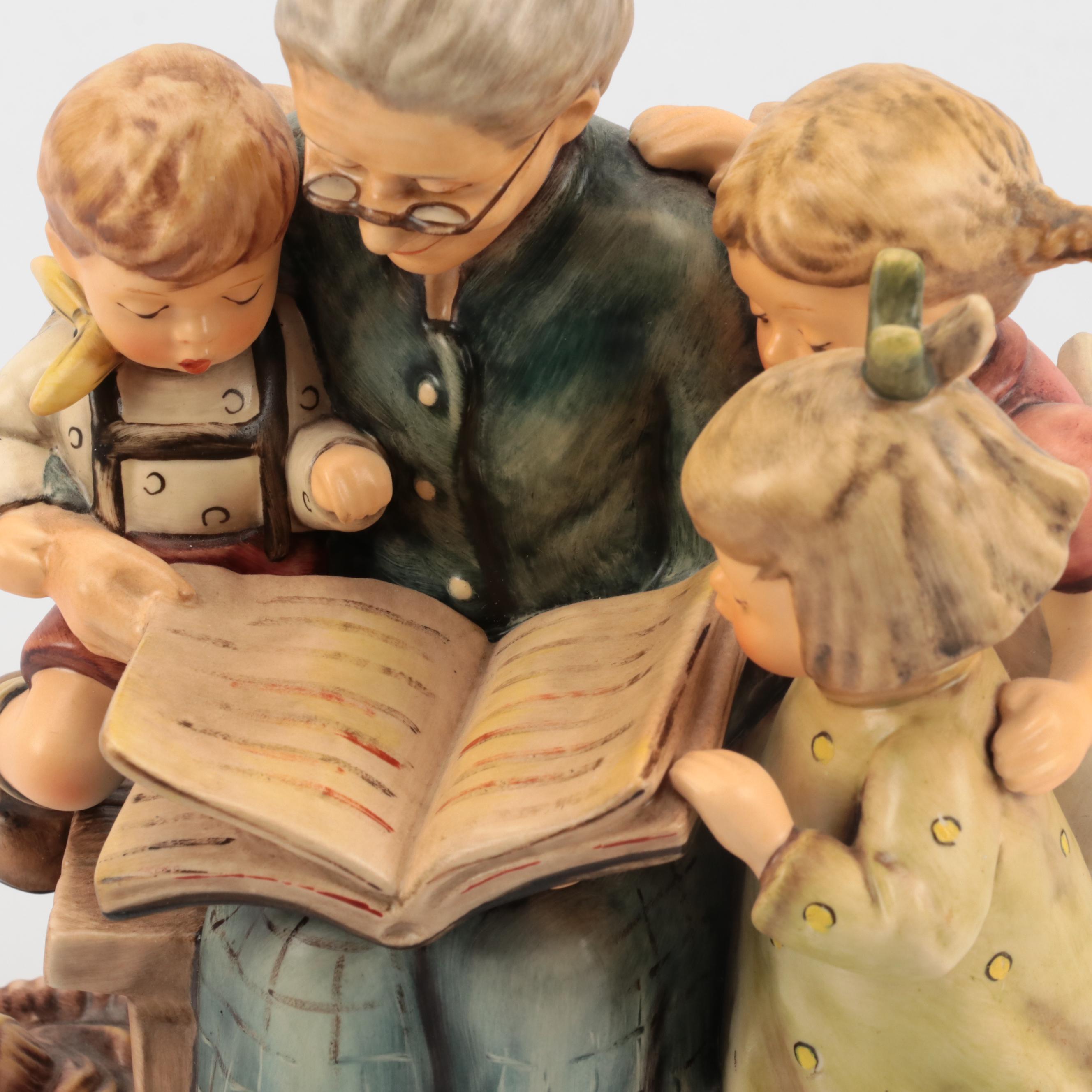 Goebel Limited Edition "A Story From Grandma" Porcelain Hummel Figurine