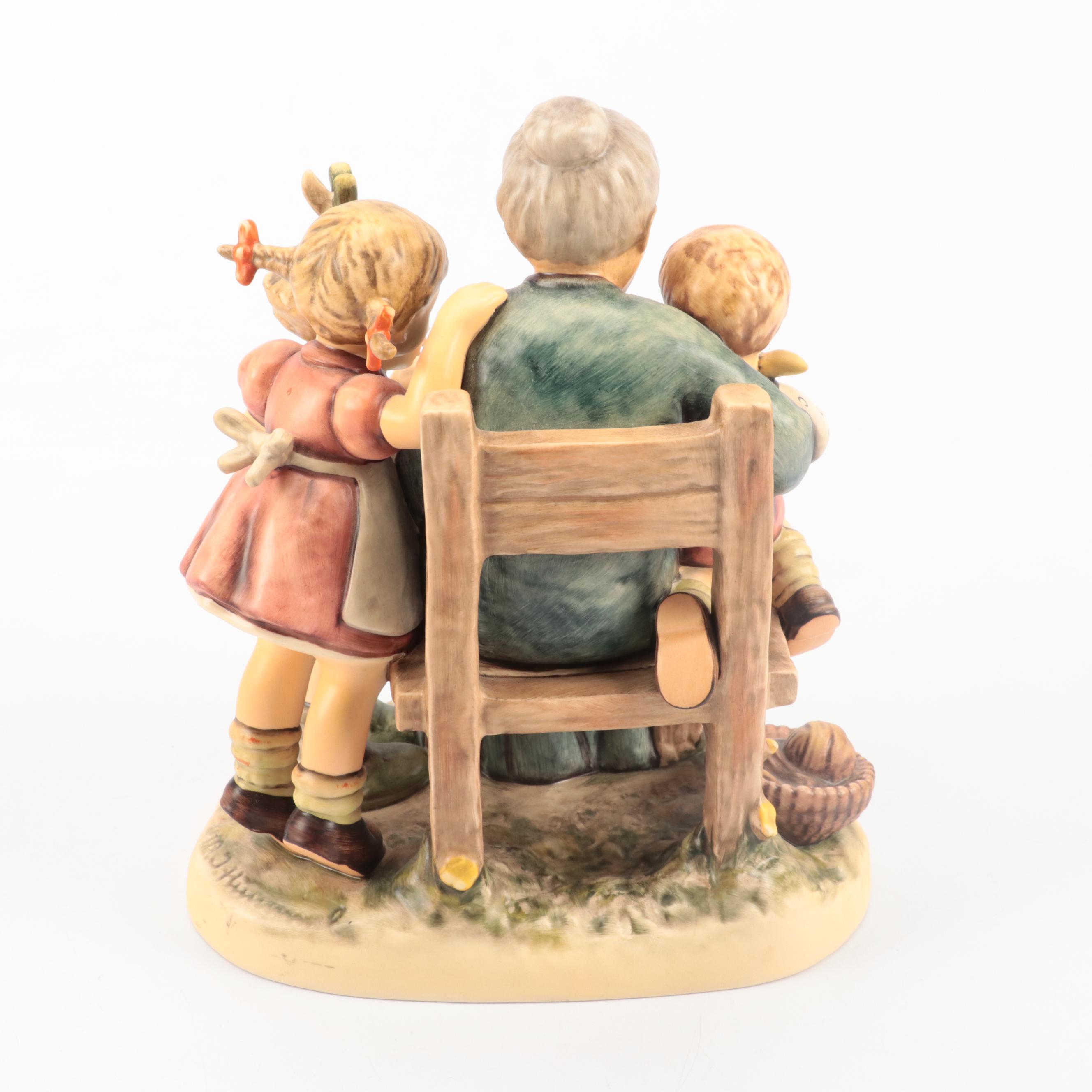 Goebel Limited Edition "A Story From Grandma" Porcelain Hummel Figurine