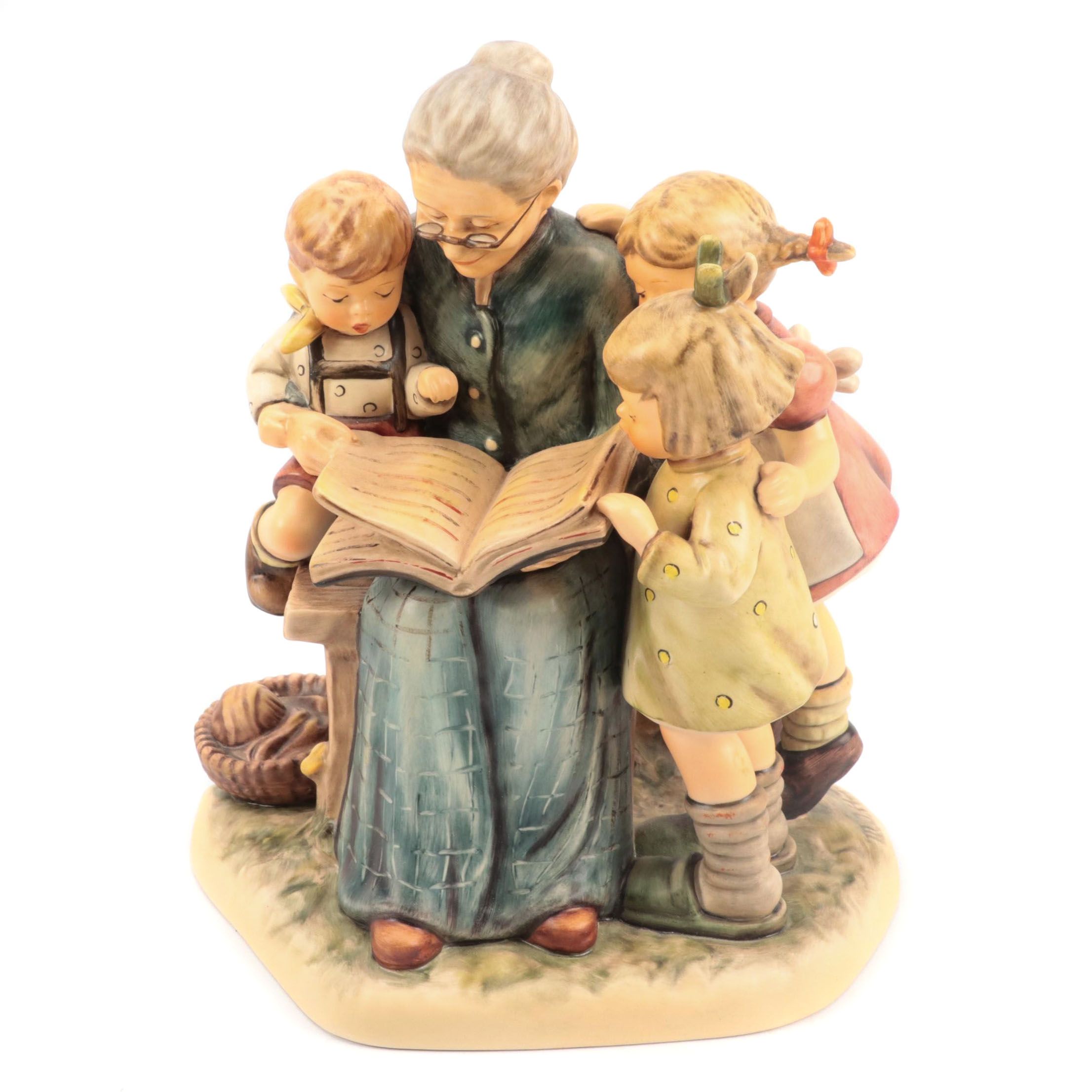 Goebel Limited Edition "A Story From Grandma" Porcelain Hummel Figurine