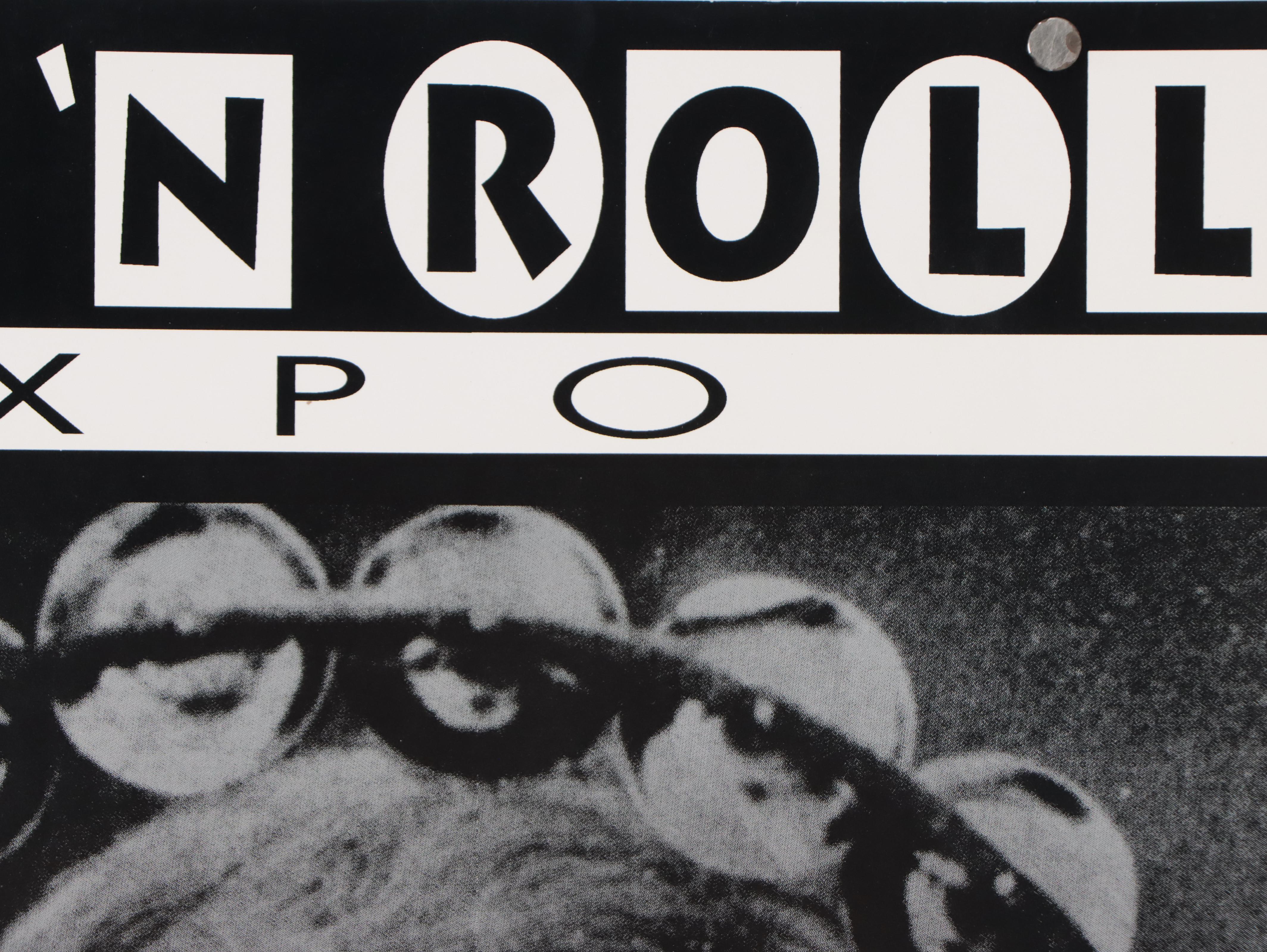 Andy Warhol Commemorative Pittsburgh Rock 'N Roll Expo Poster