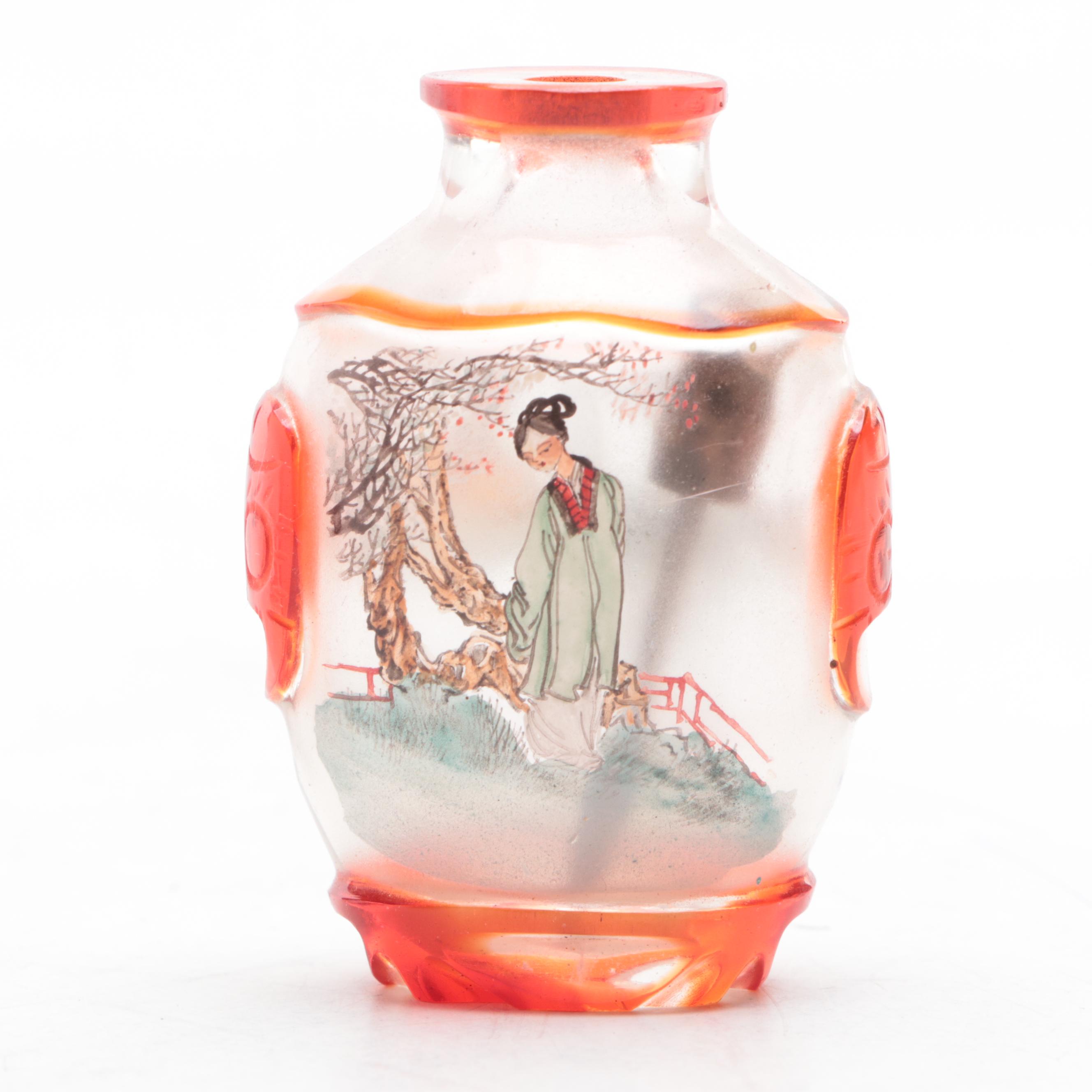 Chinese Glass and Carved Resin Snuff Bottles