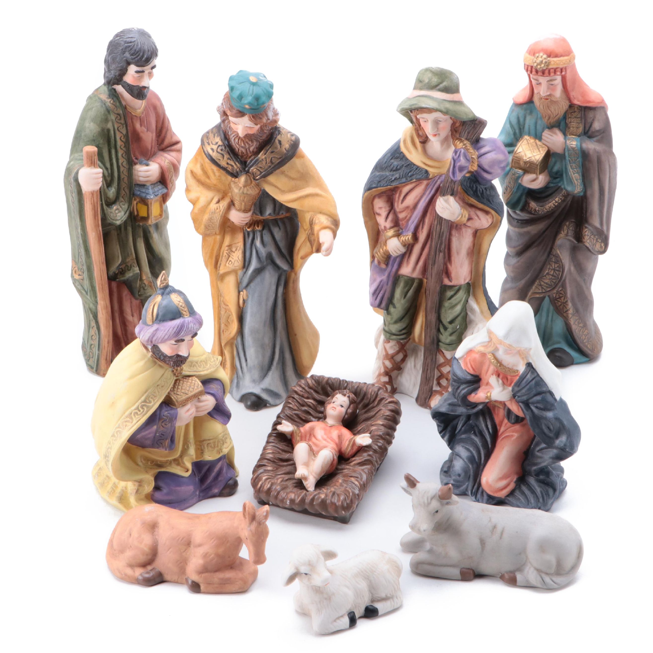 Ceramic Nativity Set