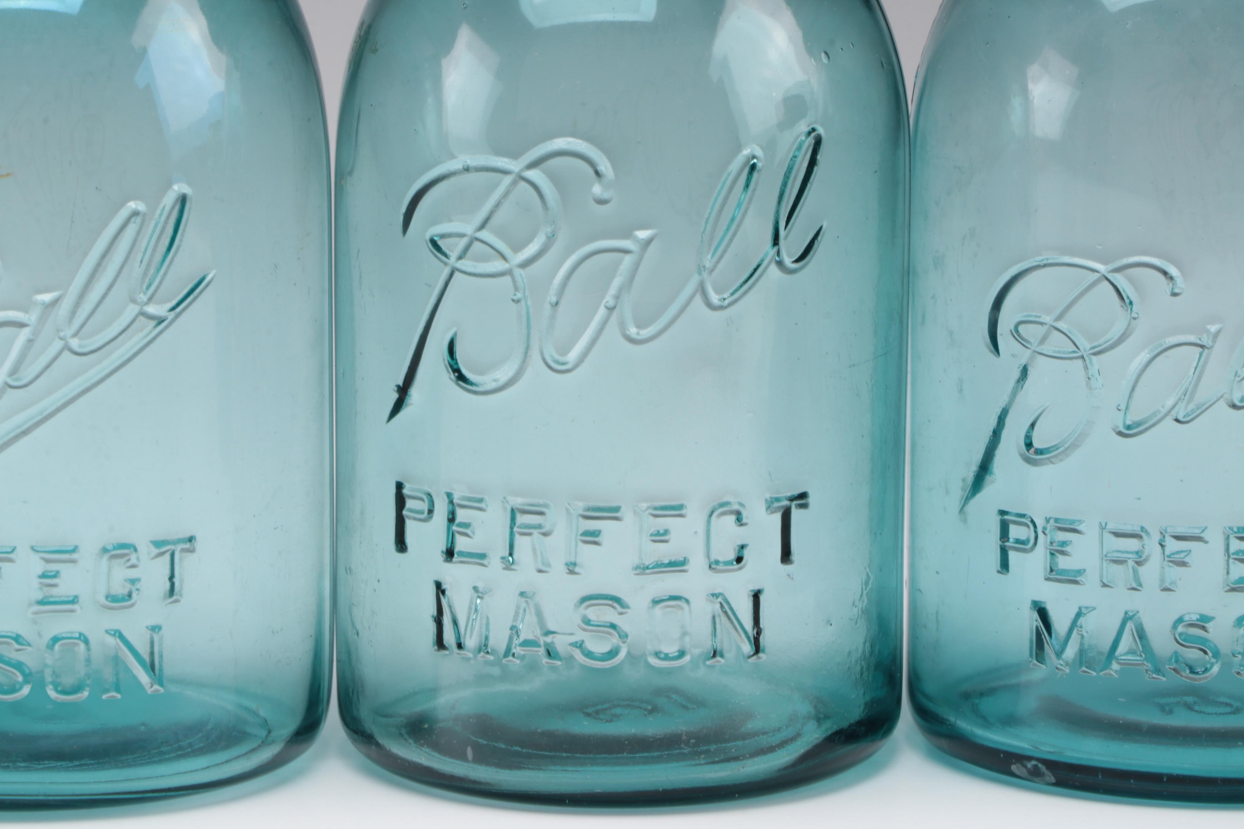 Ball Glass Canning Jars, 20th Century
