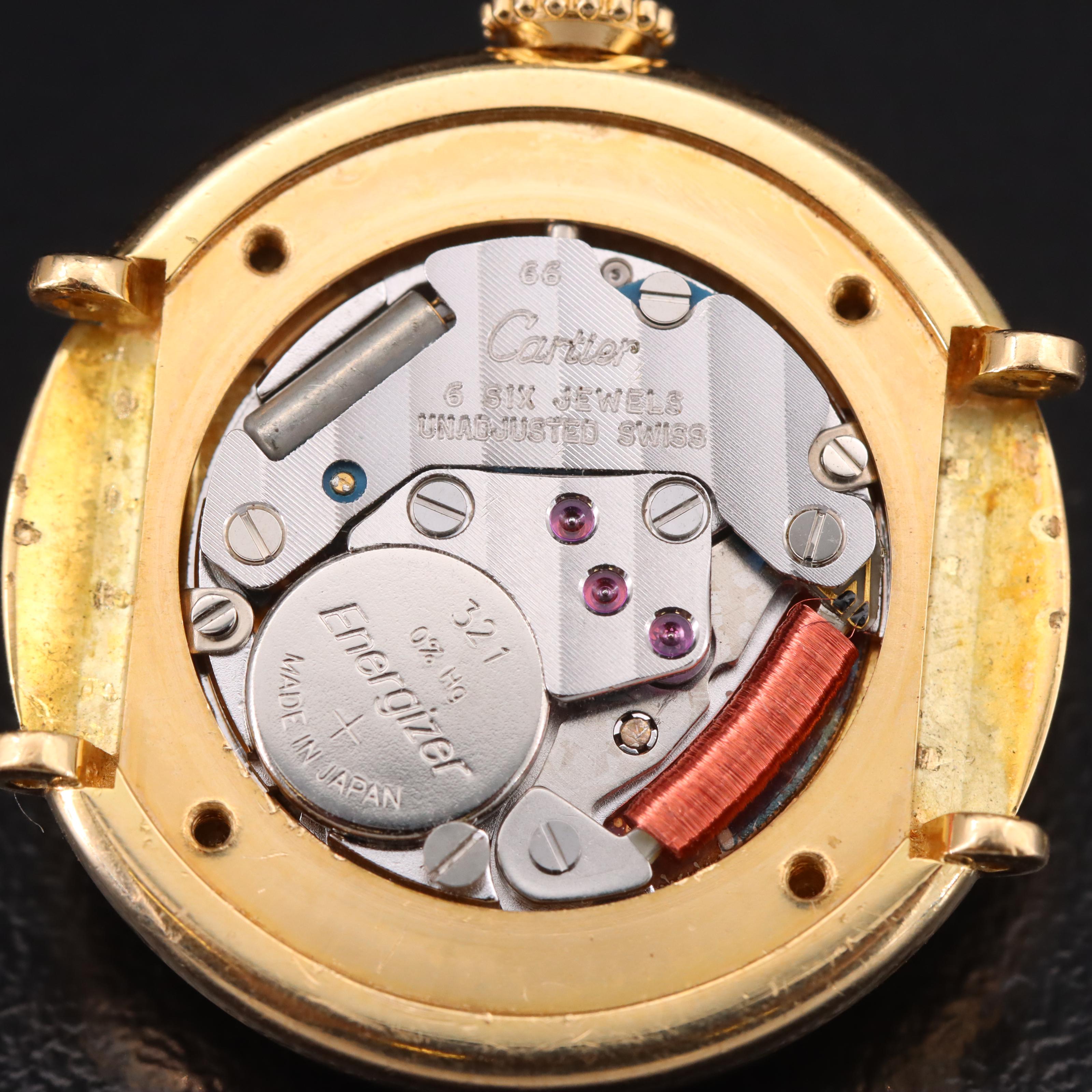 18K Cartier Quartz Watch