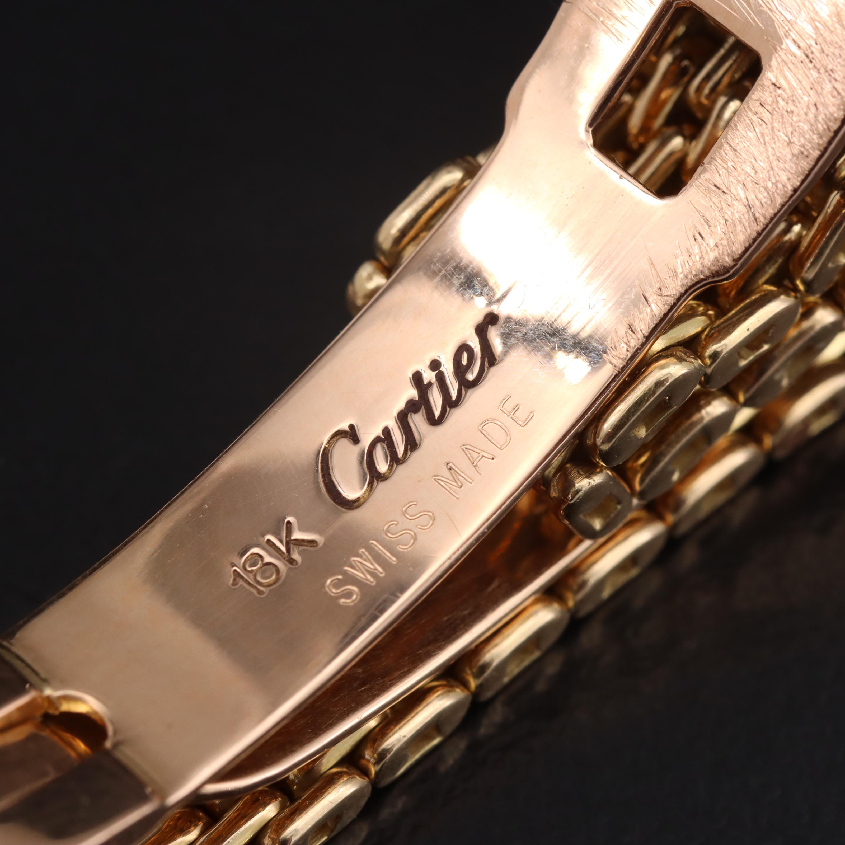 18K Cartier Quartz Watch