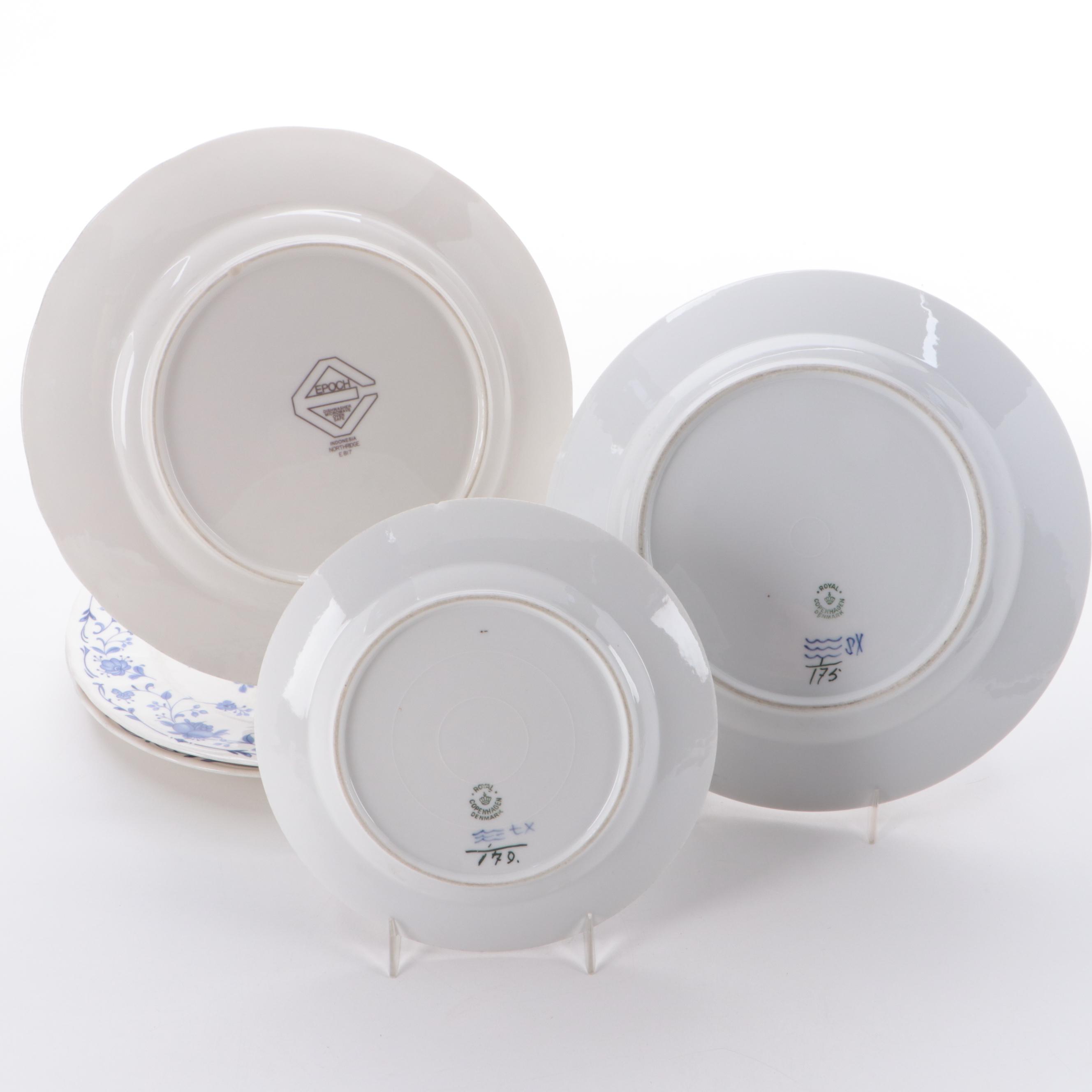 Meissen "Blue Onion" and Other Blue and White Porcelain Dinnerware