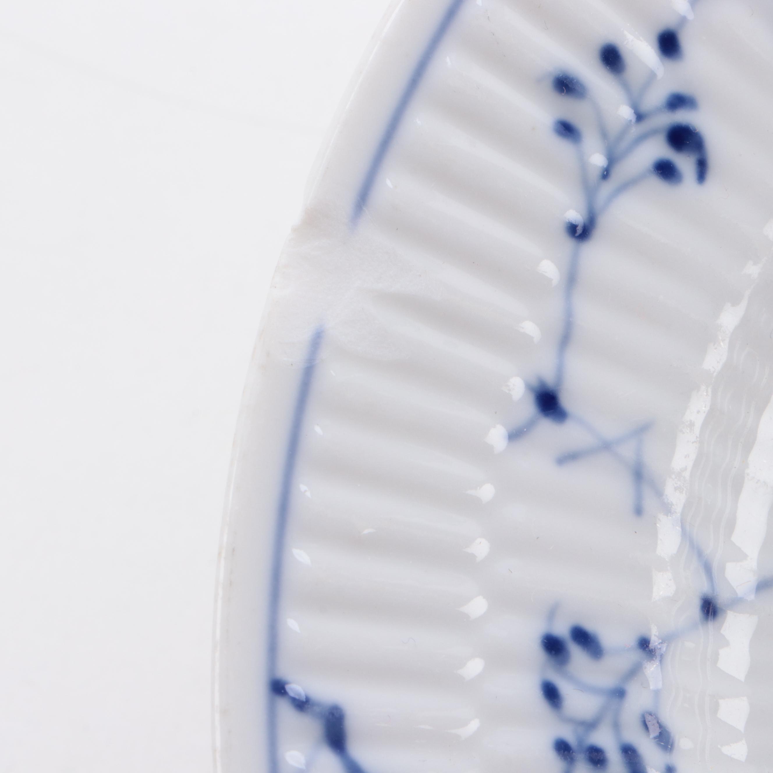 Meissen "Blue Onion" and Other Blue and White Porcelain Dinnerware