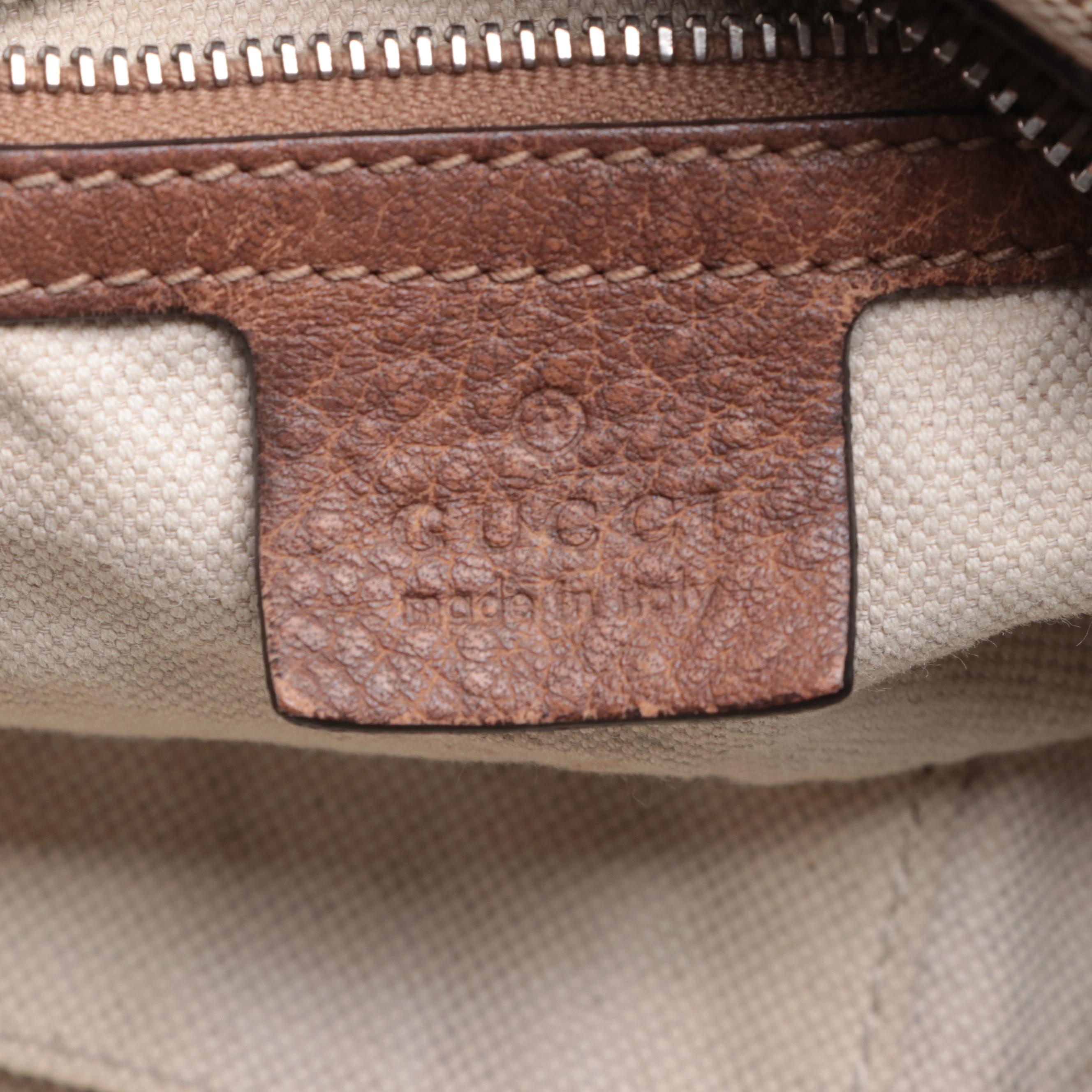 Gucci Miss GG Hobo Bag in GG Canvas and Leather