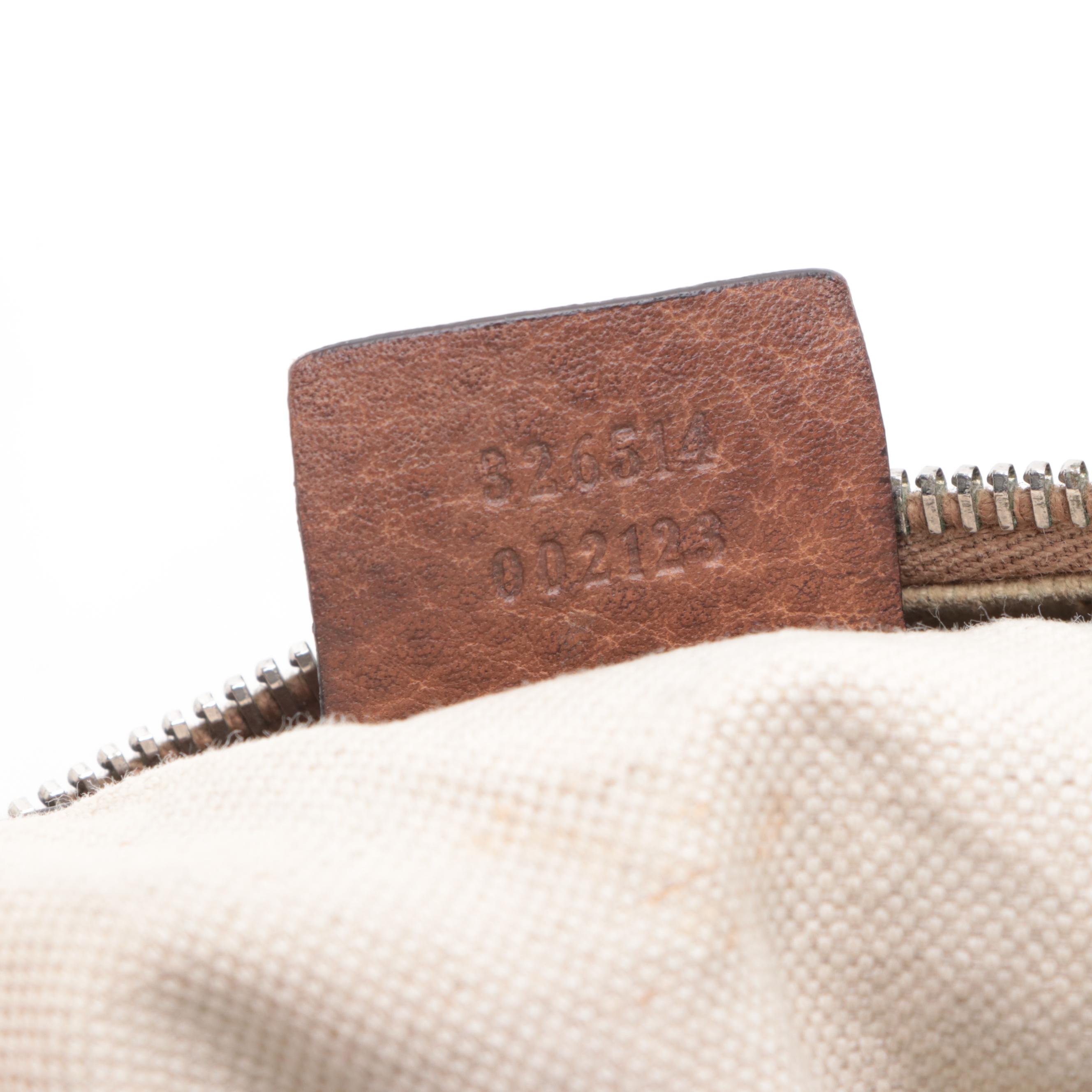 Gucci Miss GG Hobo Bag in GG Canvas and Leather