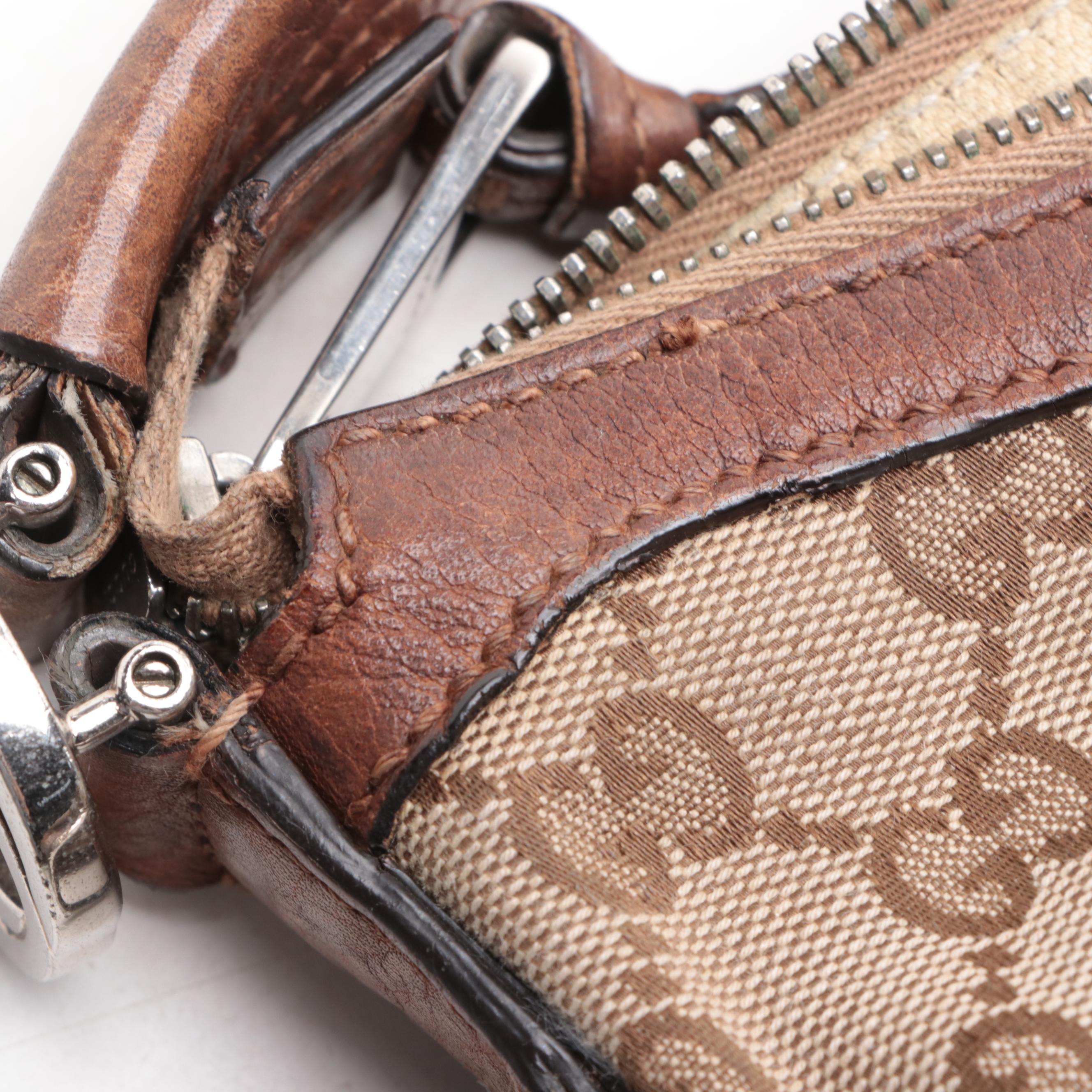 Gucci Miss GG Hobo Bag in GG Canvas and Leather