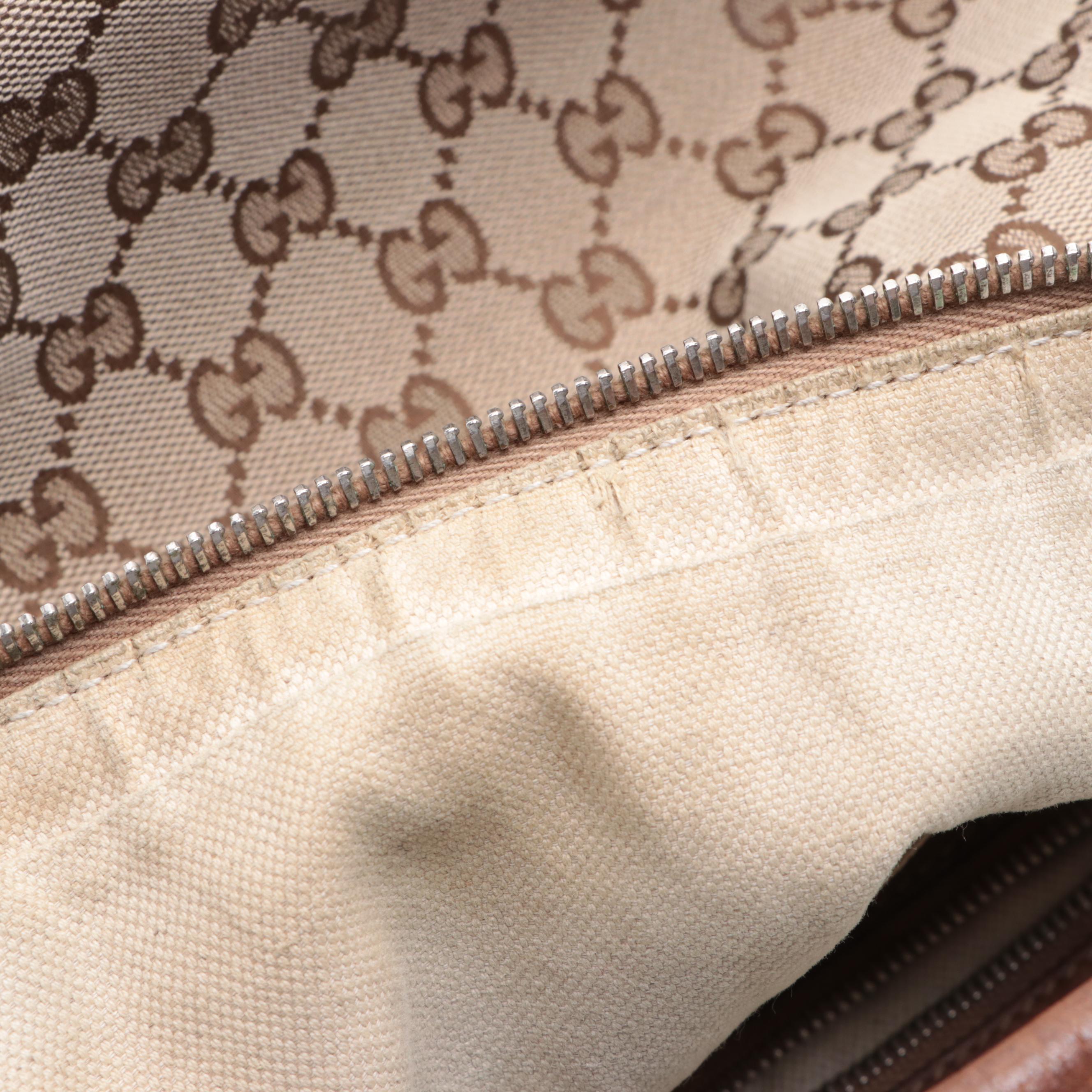 Gucci Miss GG Hobo Bag in GG Canvas and Leather