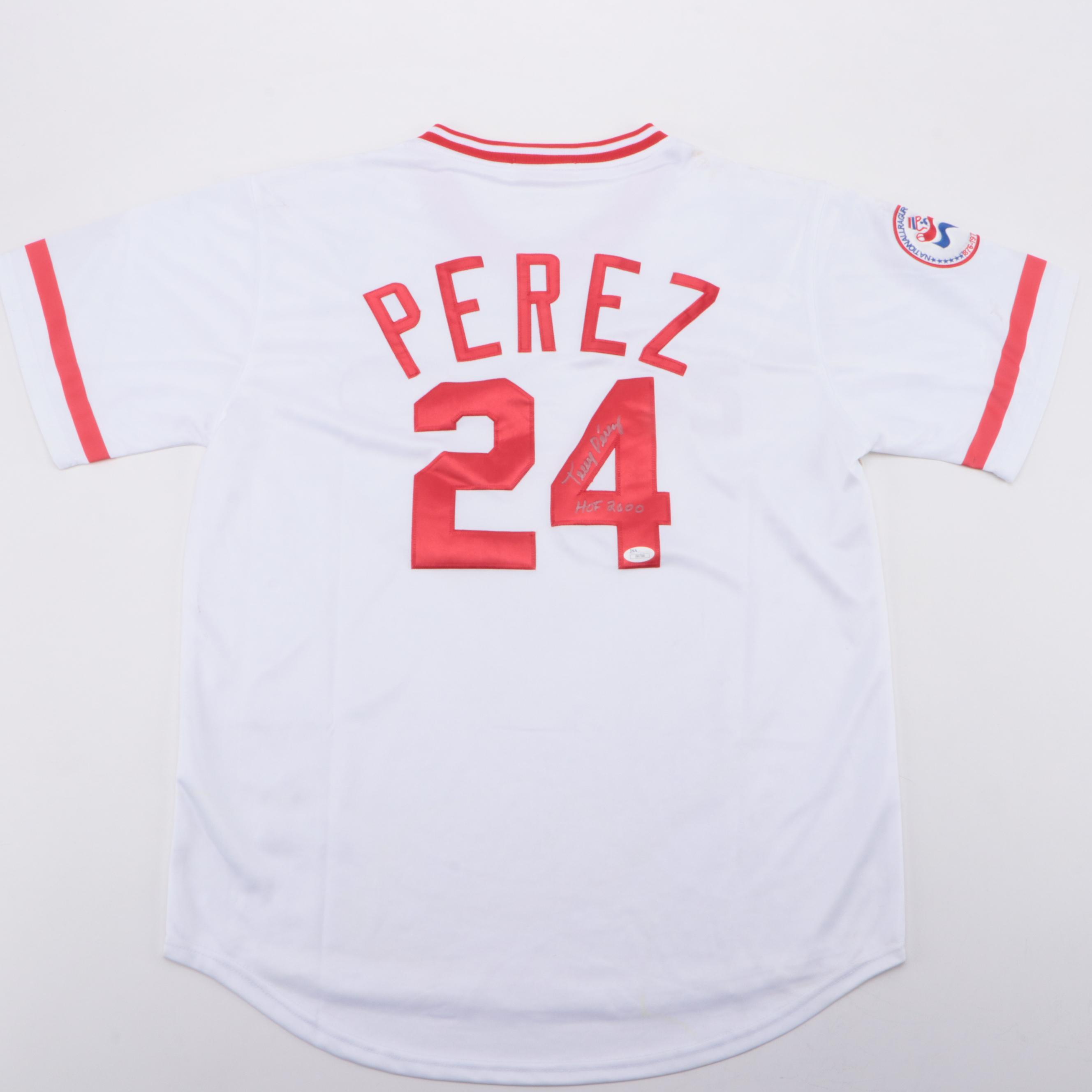Tony Perez Signed Cincinnati Reds Stitched Baseball Jersey