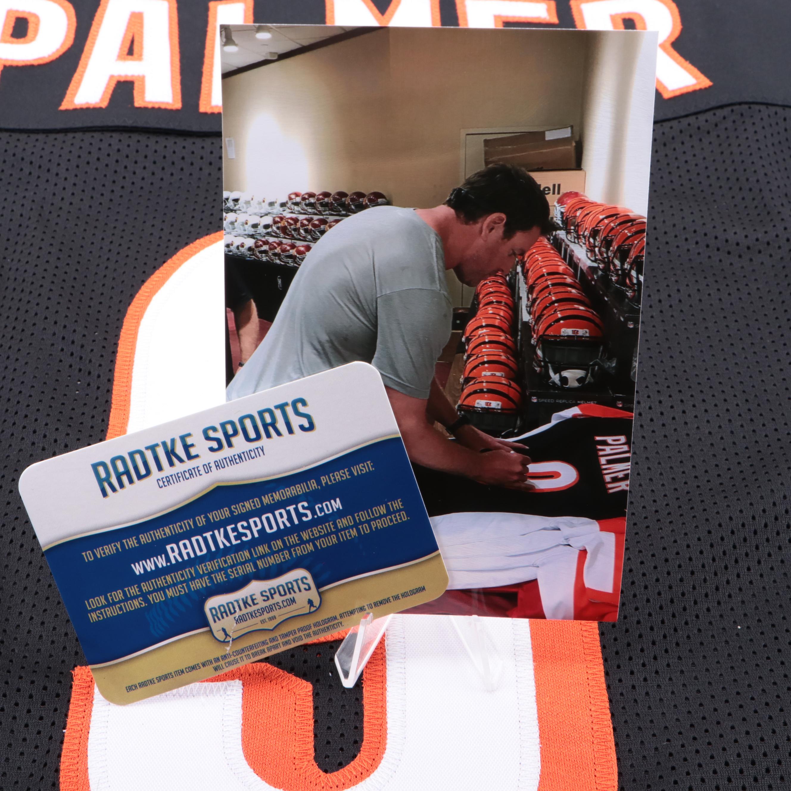 Carson Palmer Signed Cincinnati Bengals Stitched Football Jersey