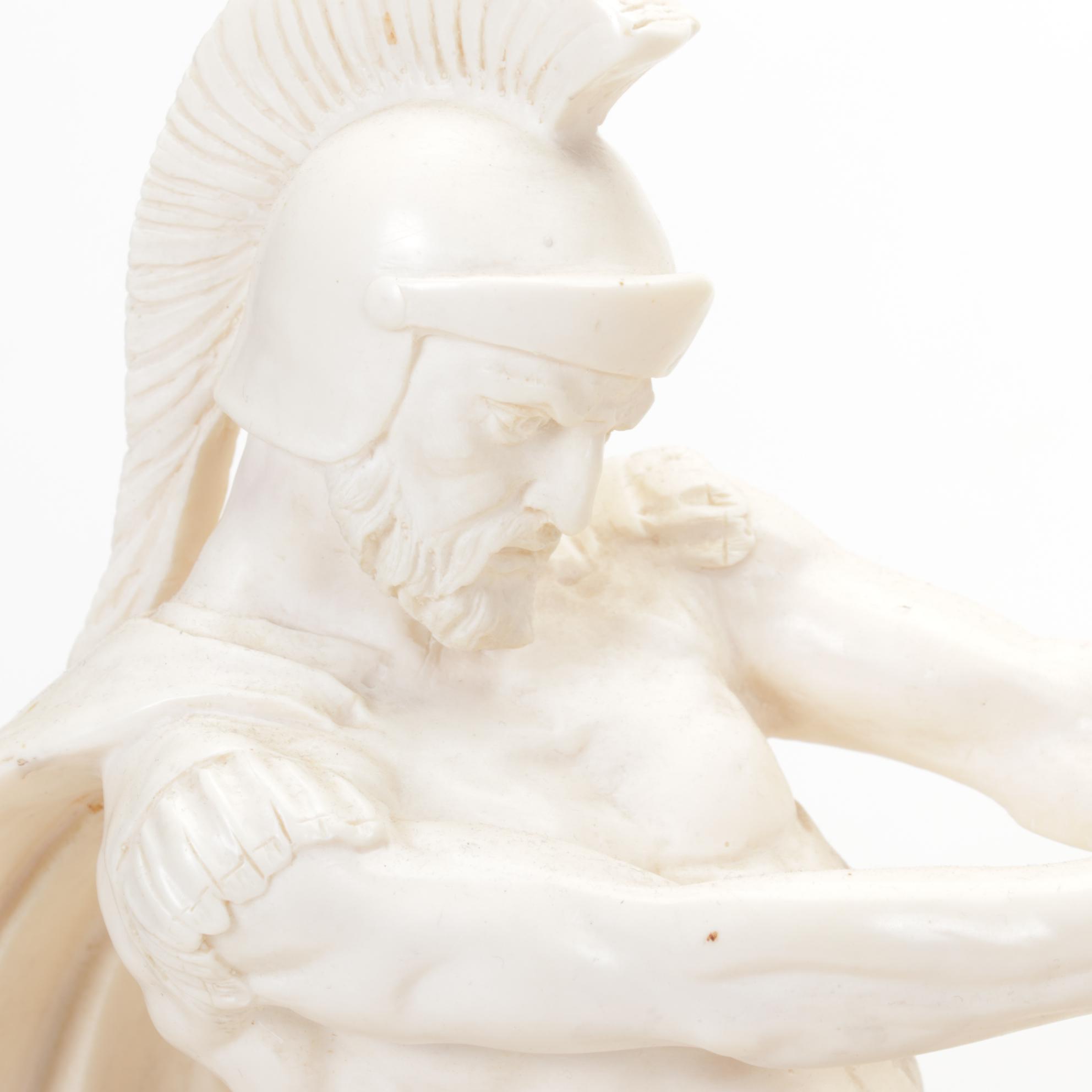 Resin Roman Chariot Sculpture After Amilcare Santini, Late 20th Century