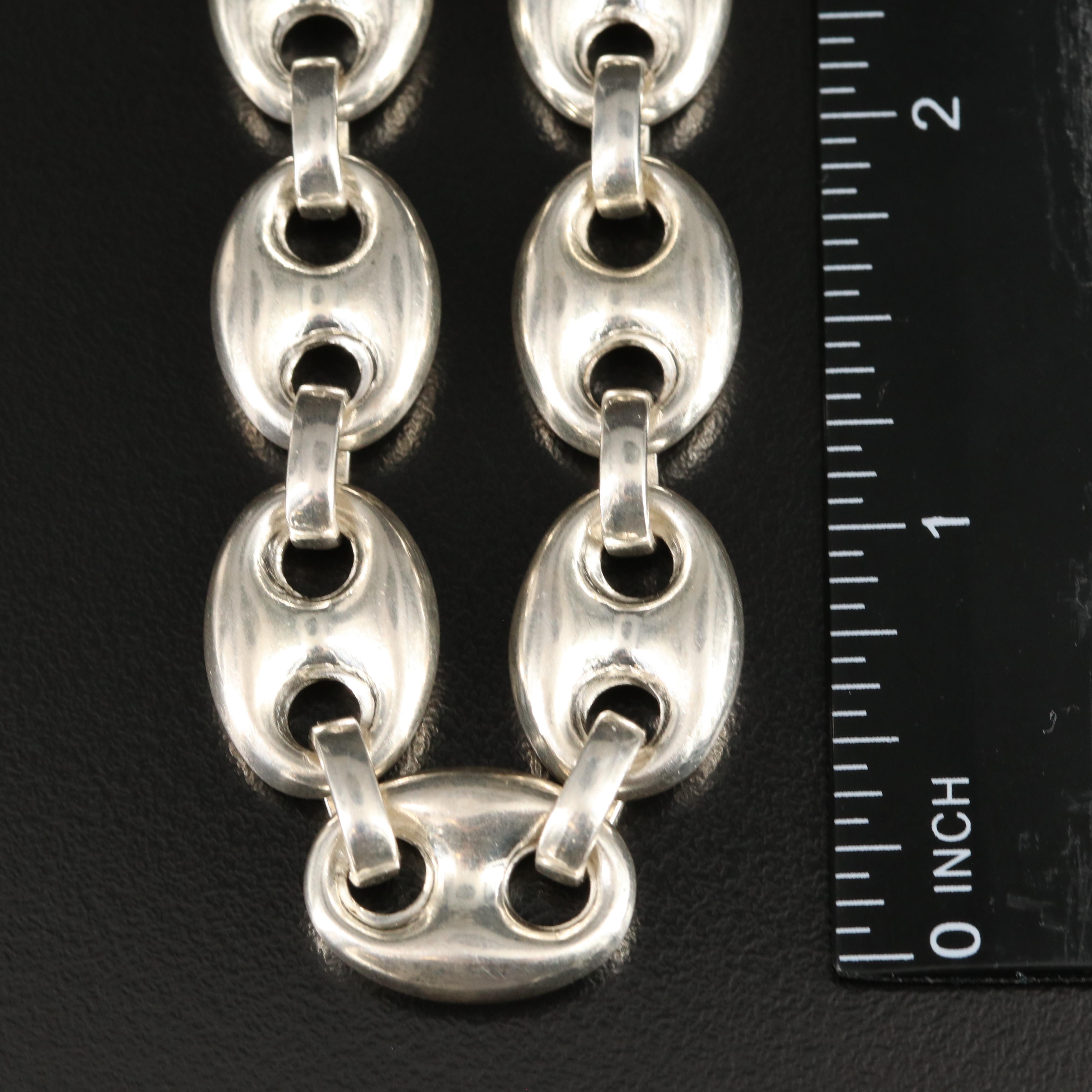Sterling Mariner Link Necklace
