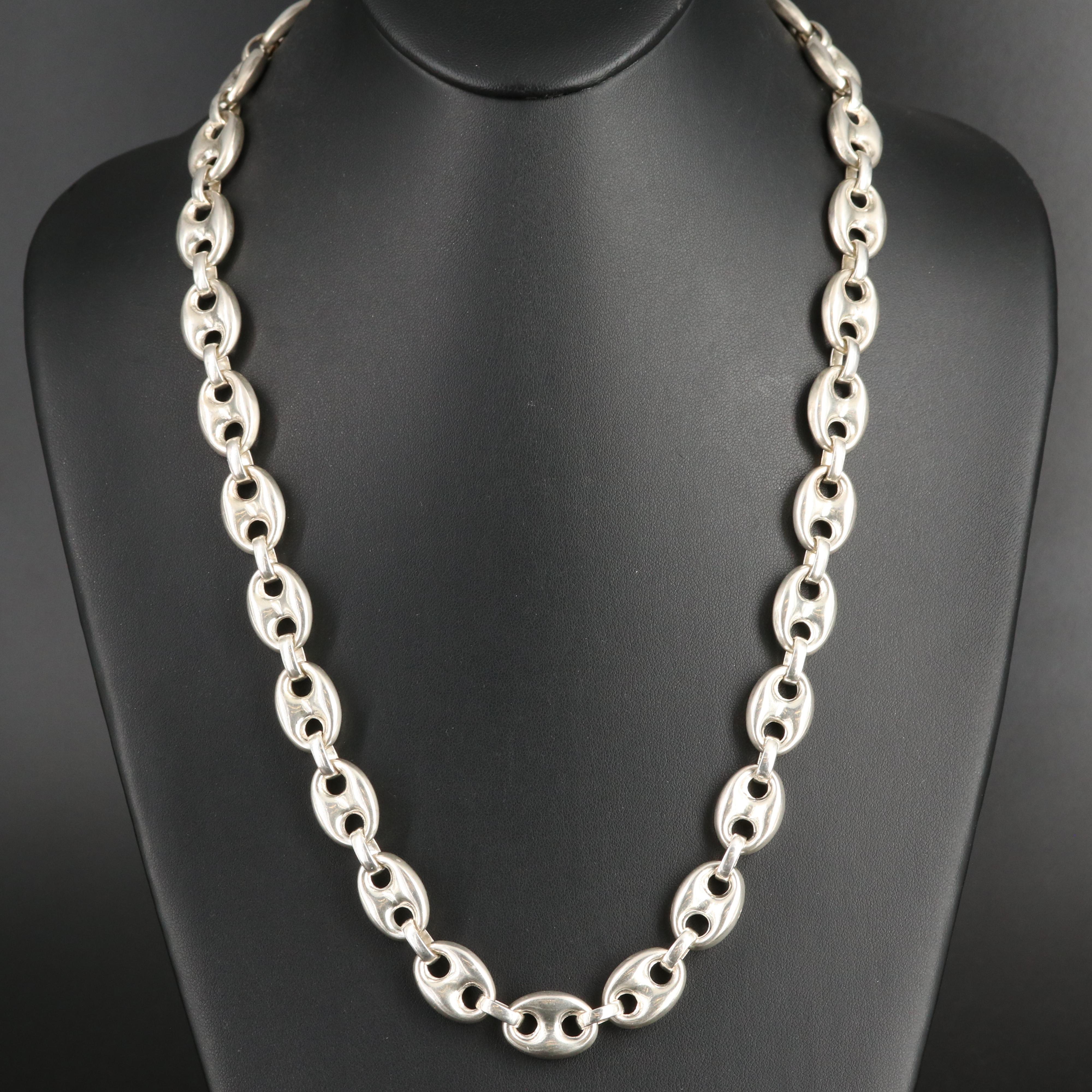 Sterling Mariner Link Necklace