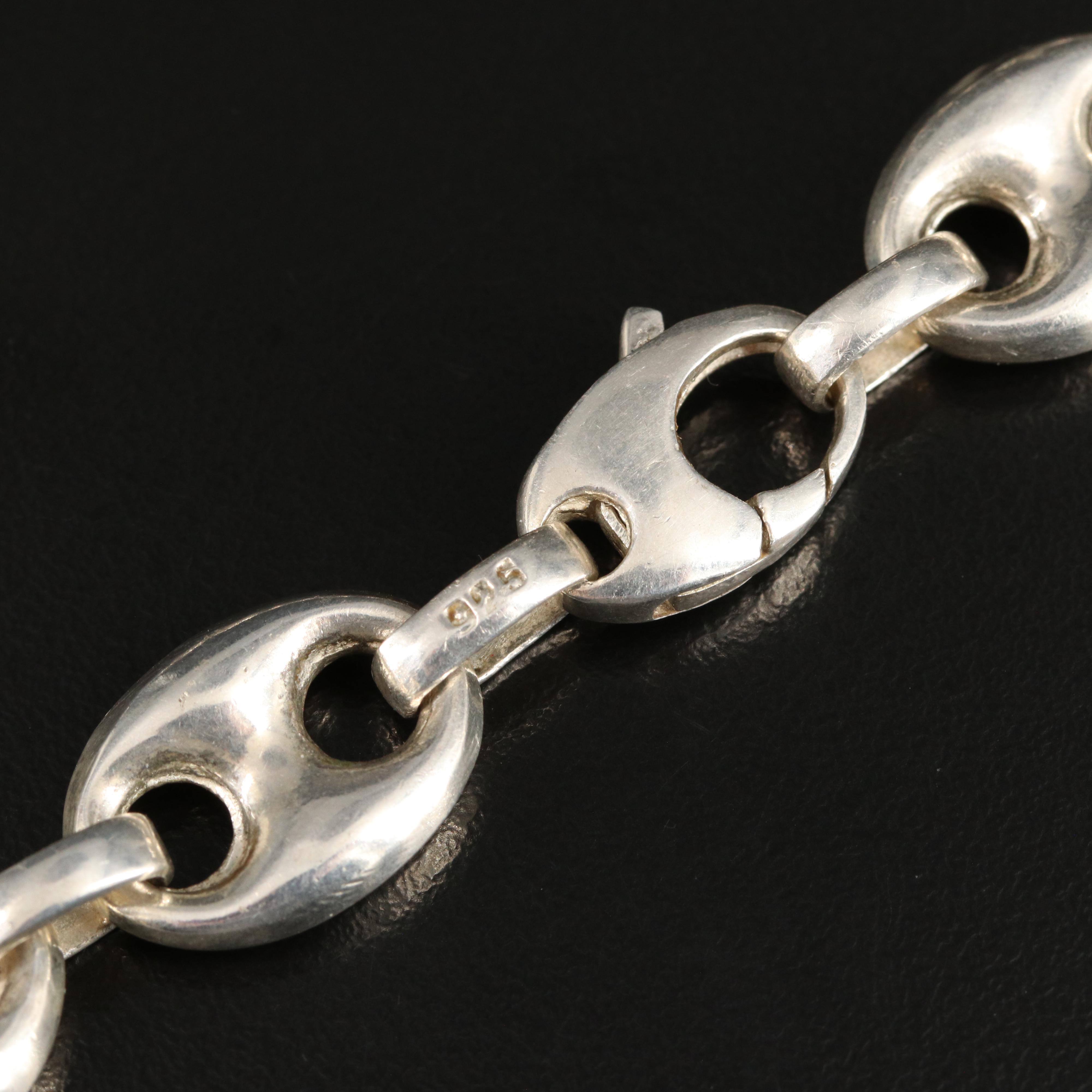 Sterling Mariner Link Necklace