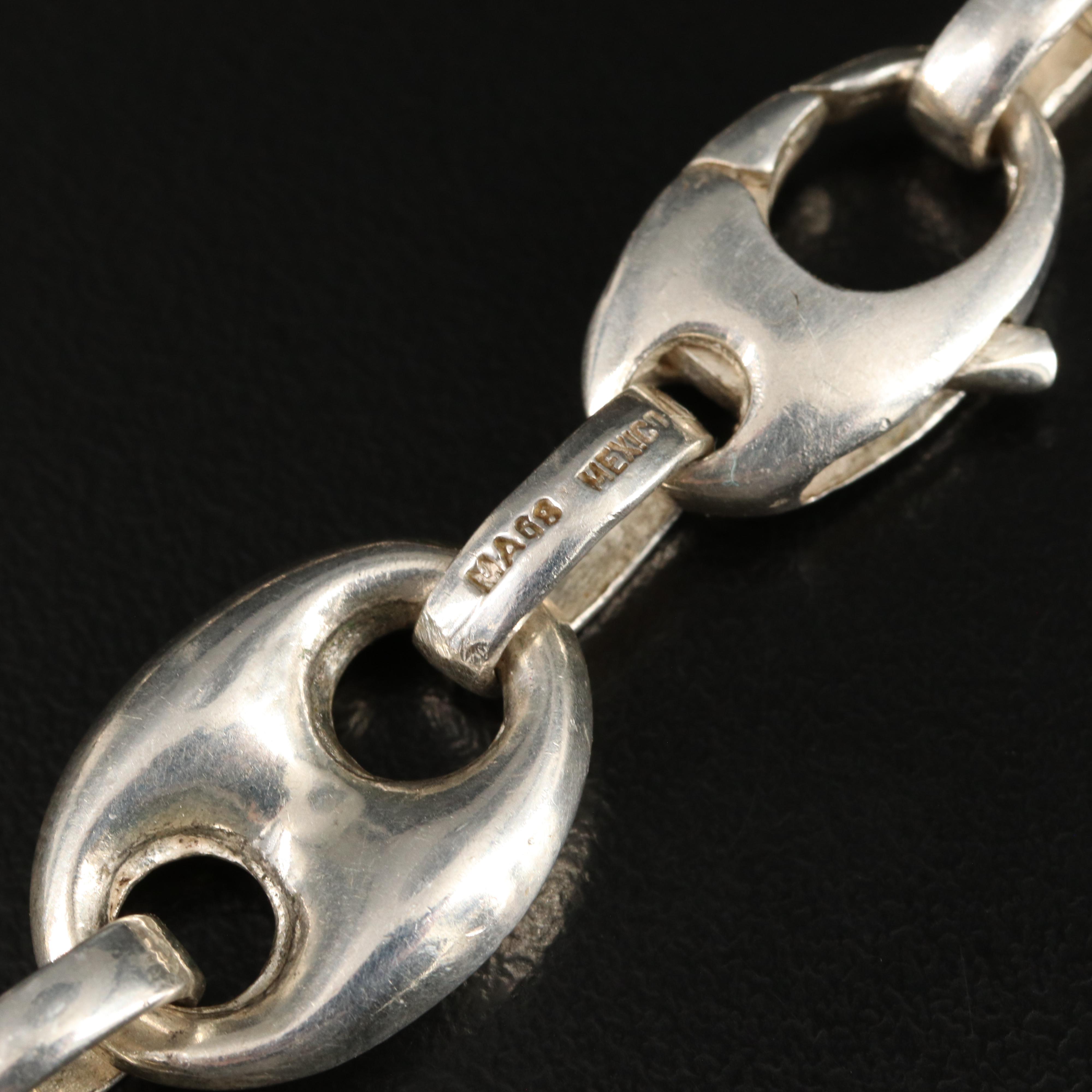 Sterling Mariner Link Necklace