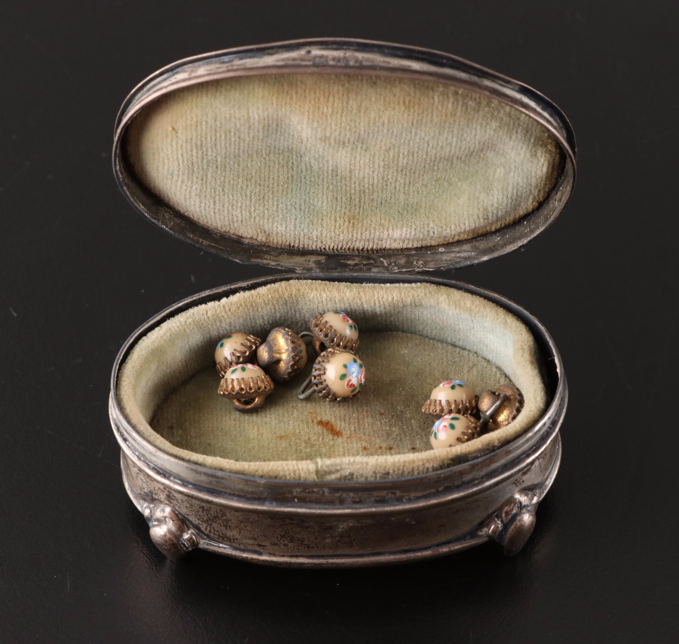 German Etched Glass Beer Mug with Other Sterling and Silver Plate Décor