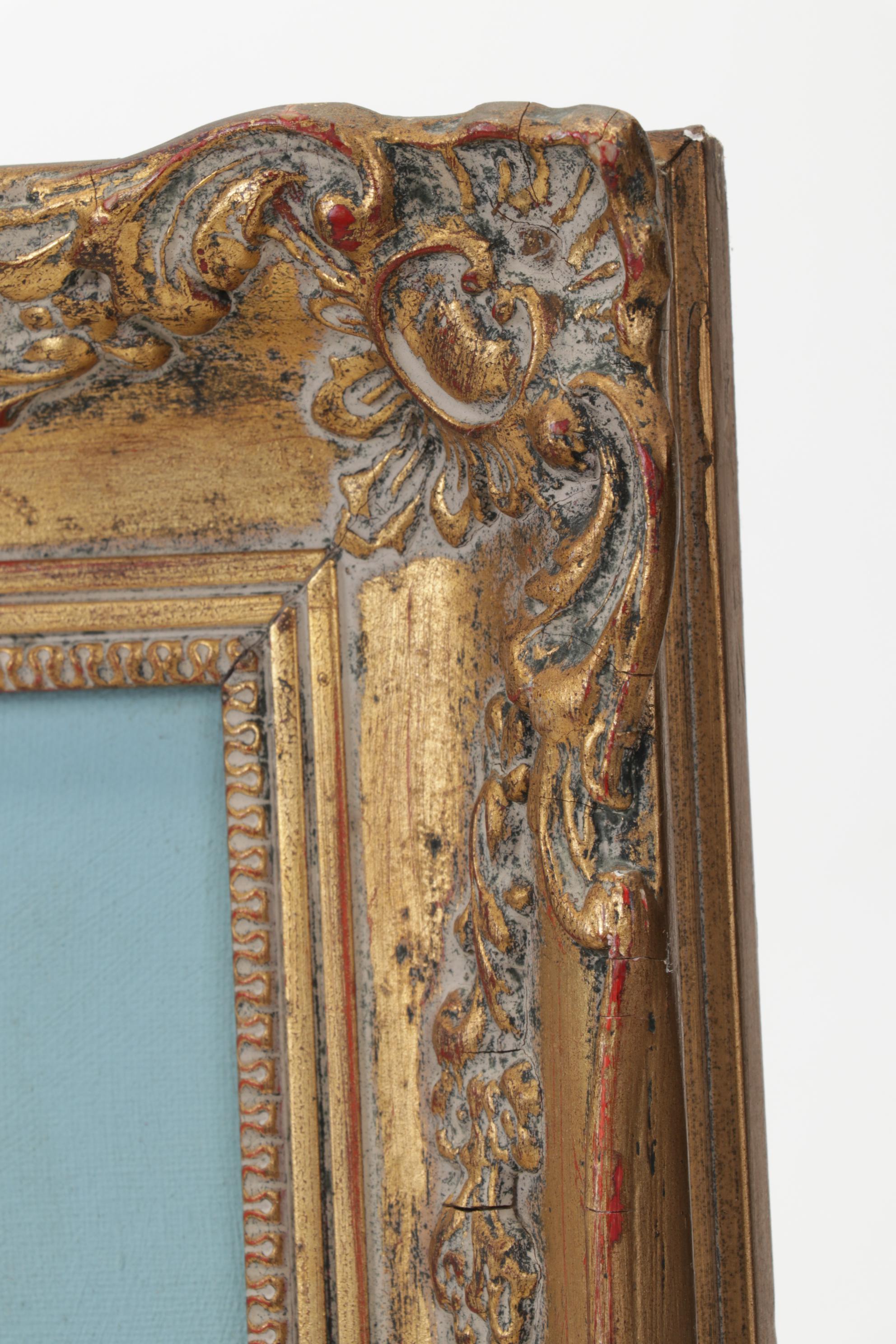 J. Firler Rural Lake Shore Oil Painting, Mid-20th Century