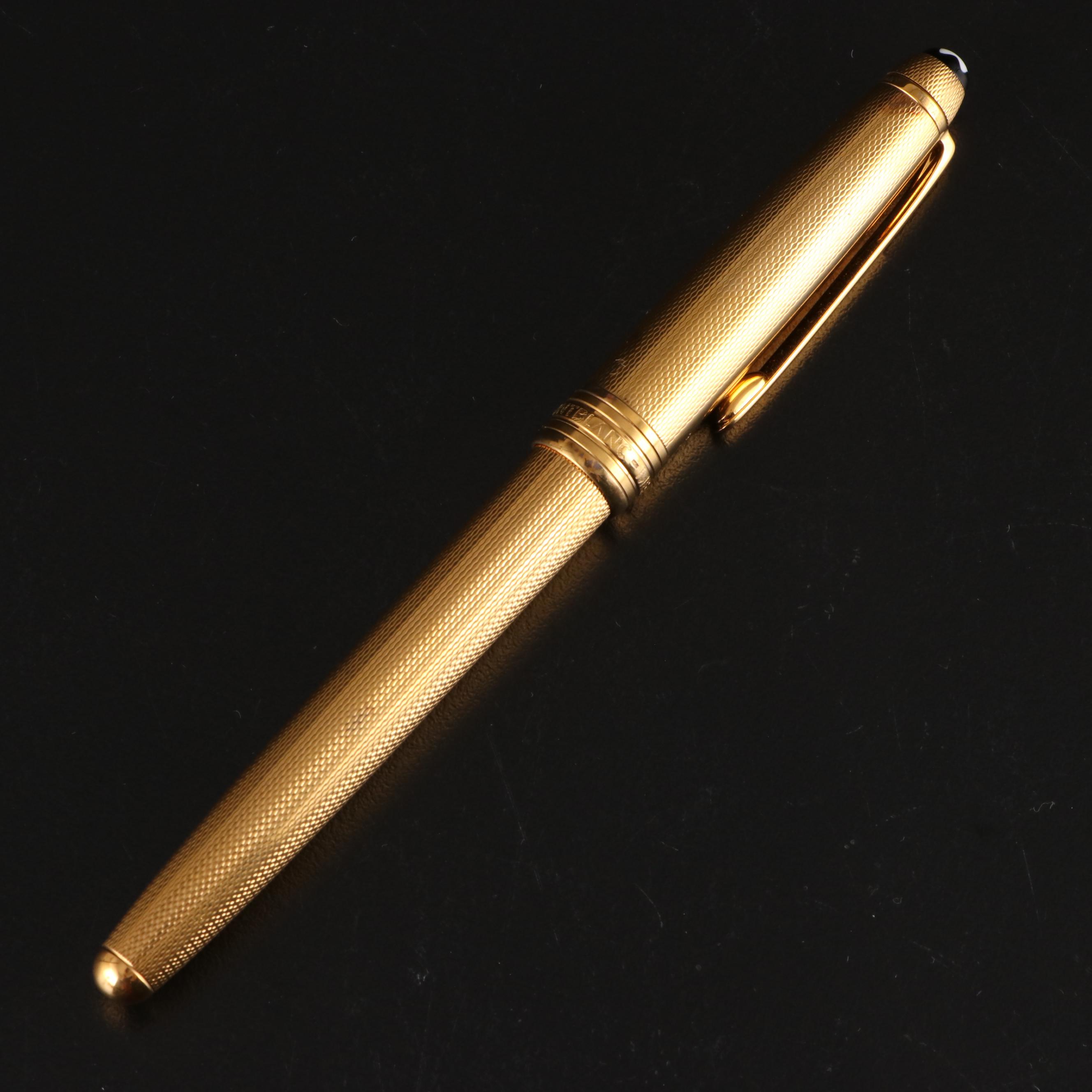 Montblanc Meisterstück Solitaire Barley Gold Vermeil Ballpoint Pen