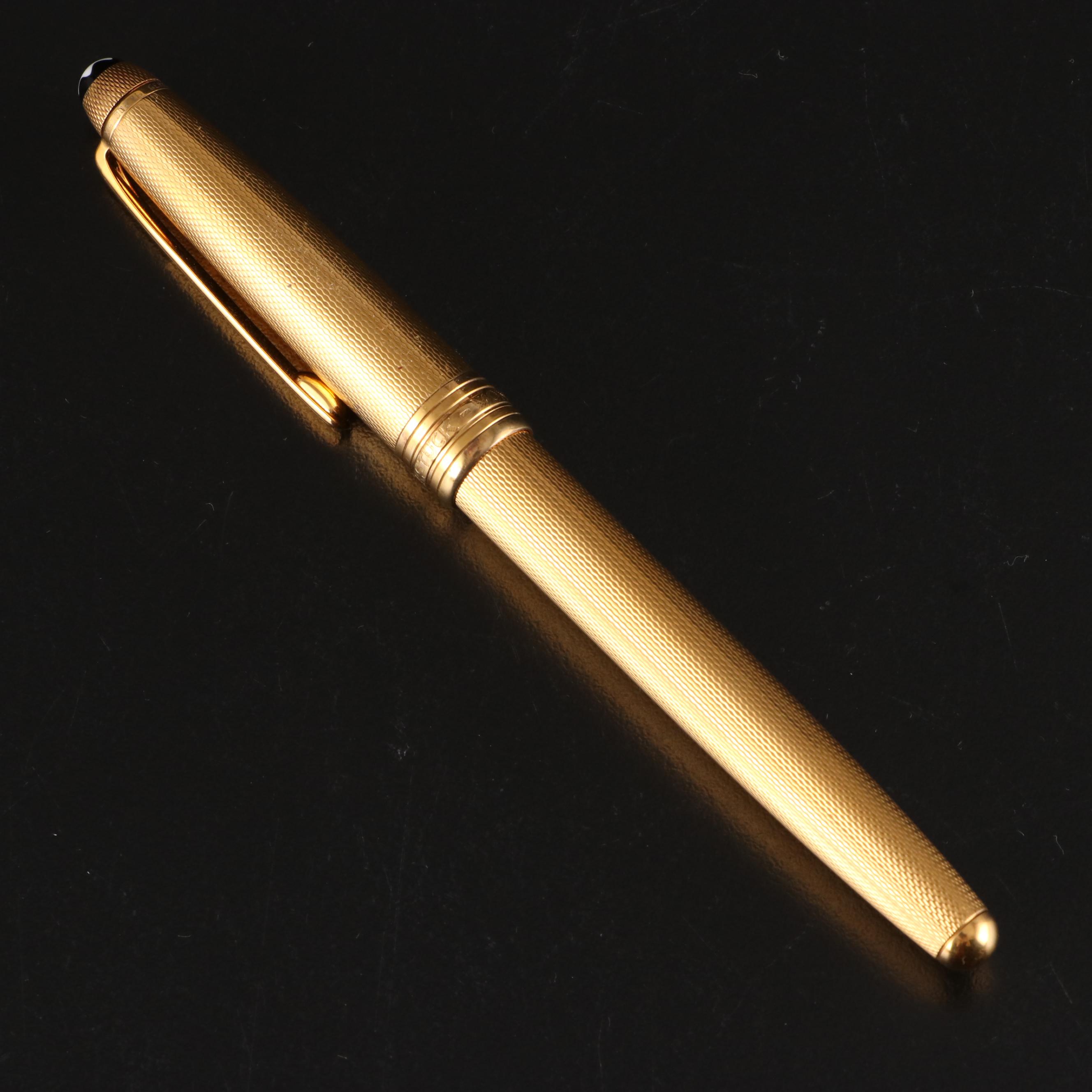 Montblanc Meisterstück Solitaire Barley Gold Vermeil Ballpoint Pen