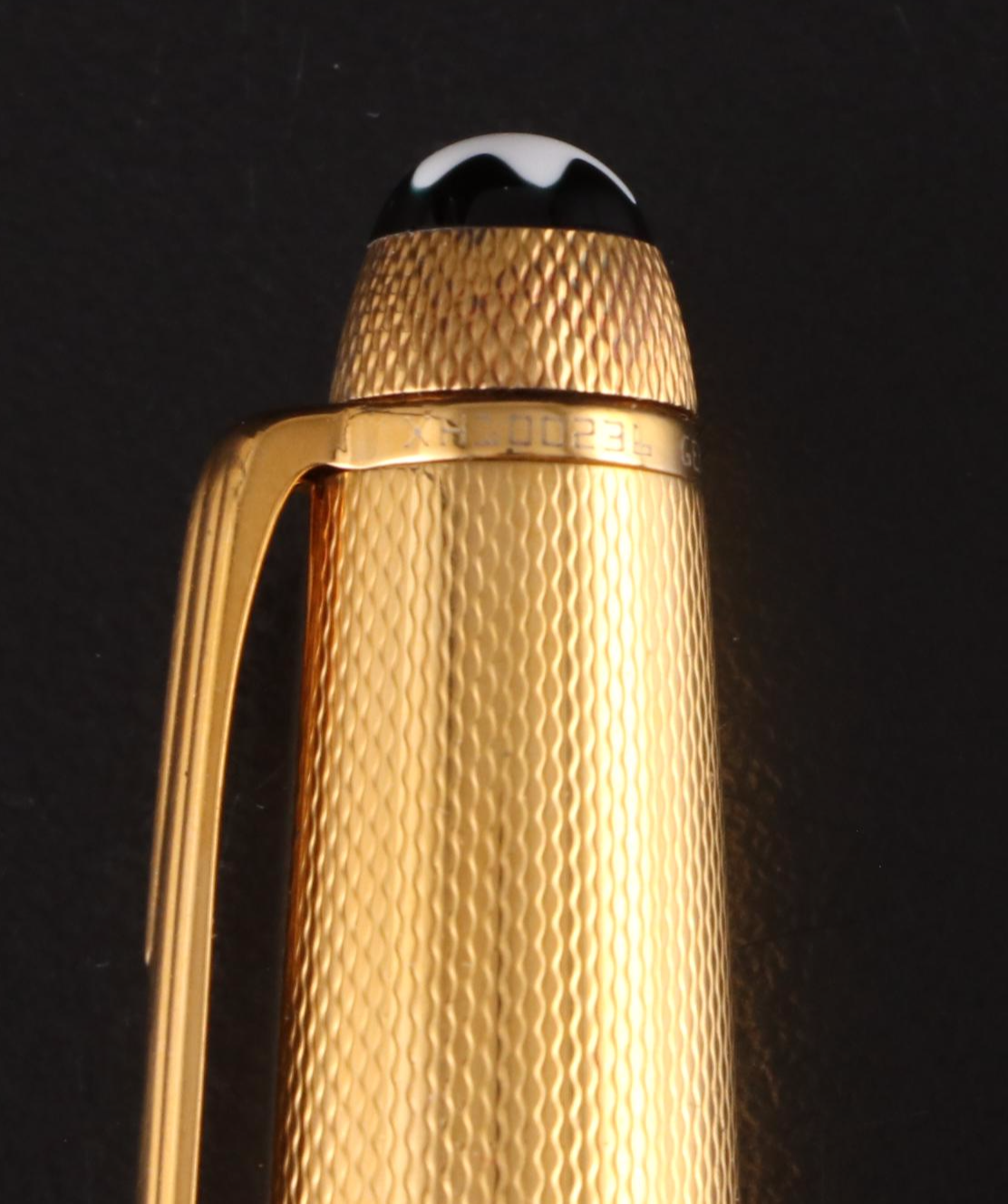 Montblanc Meisterstück Solitaire Barley Gold Vermeil Ballpoint Pen