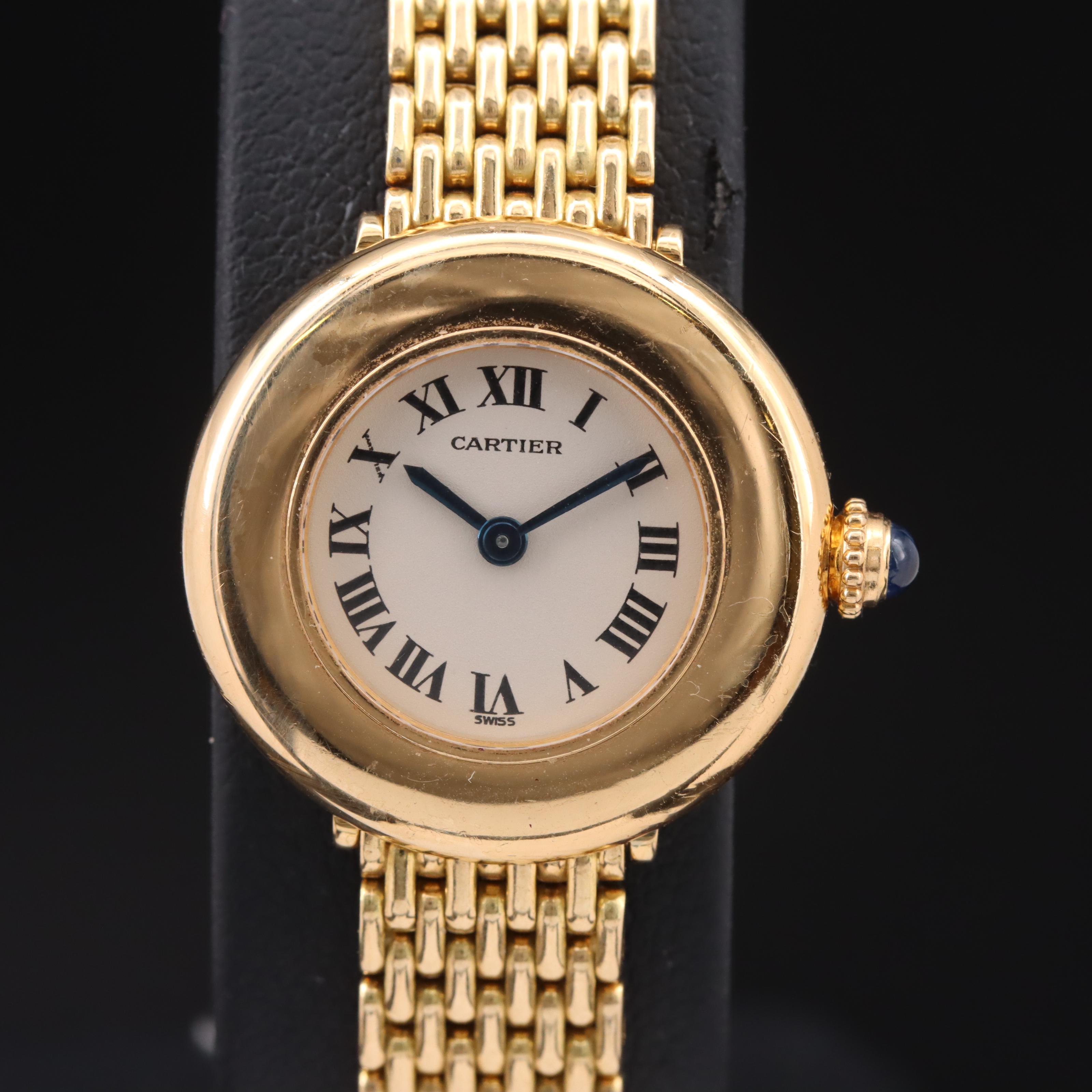 18K Cartier Quartz Watch