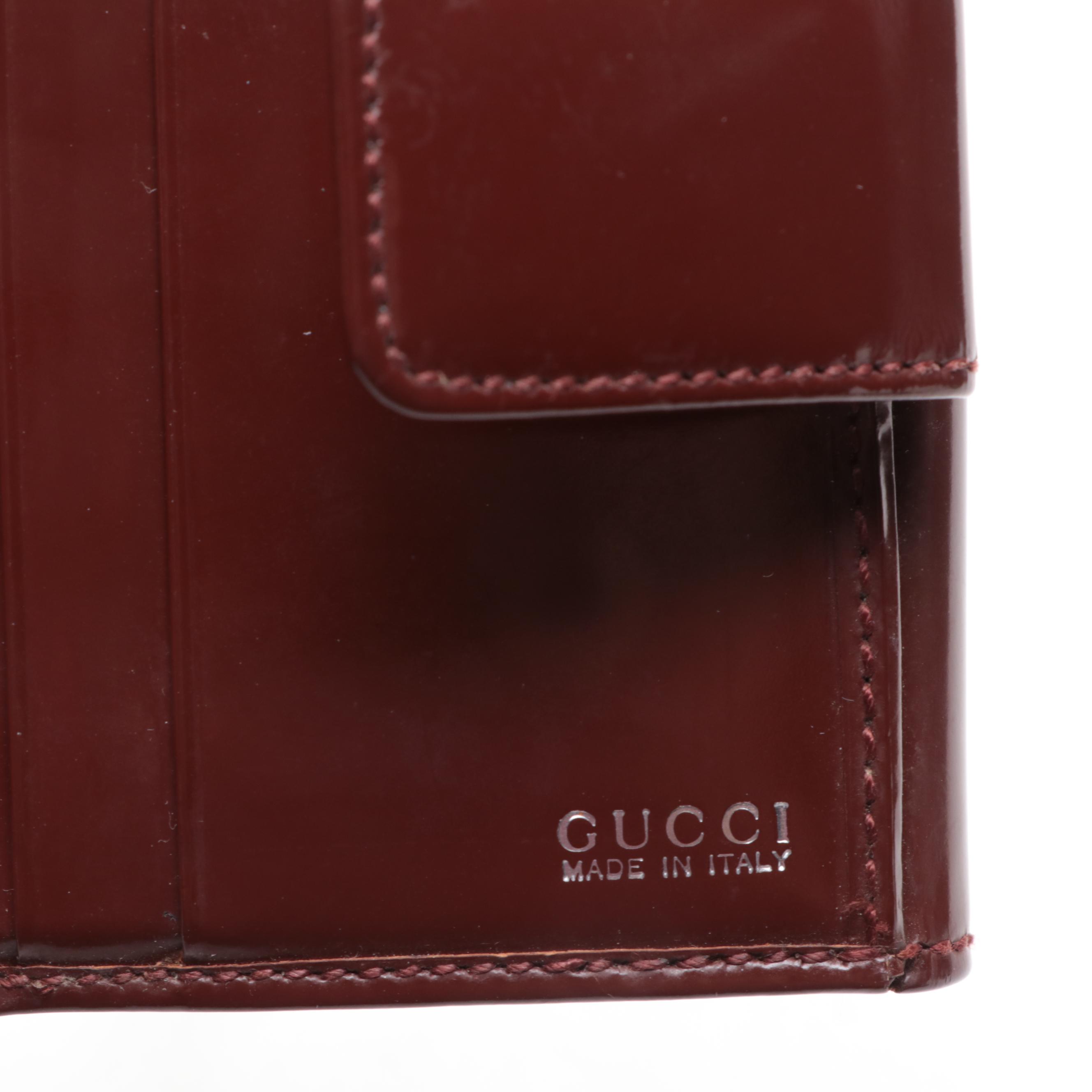 Gucci Compact Wallet in Polished Leather