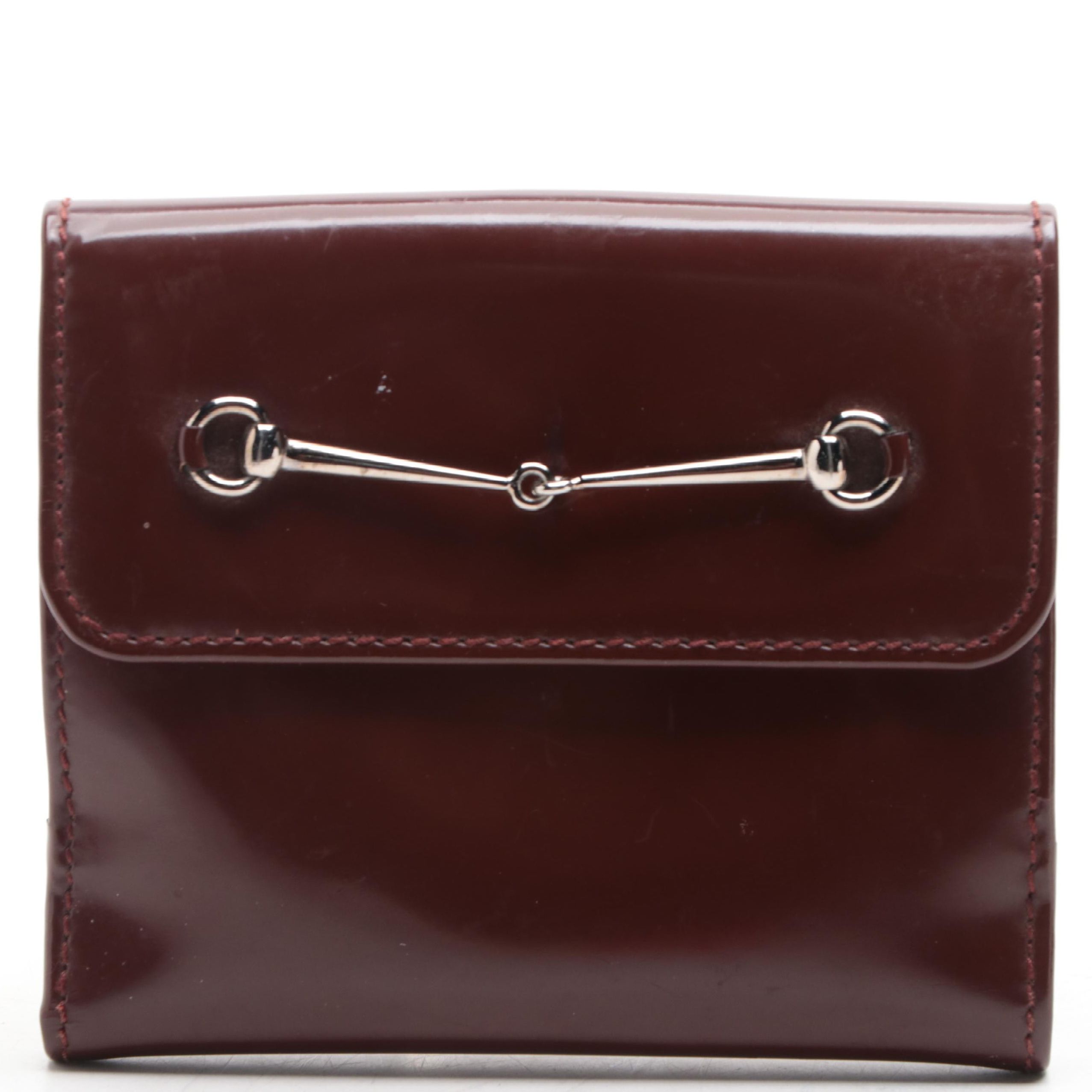 Gucci Compact Wallet in Polished Leather