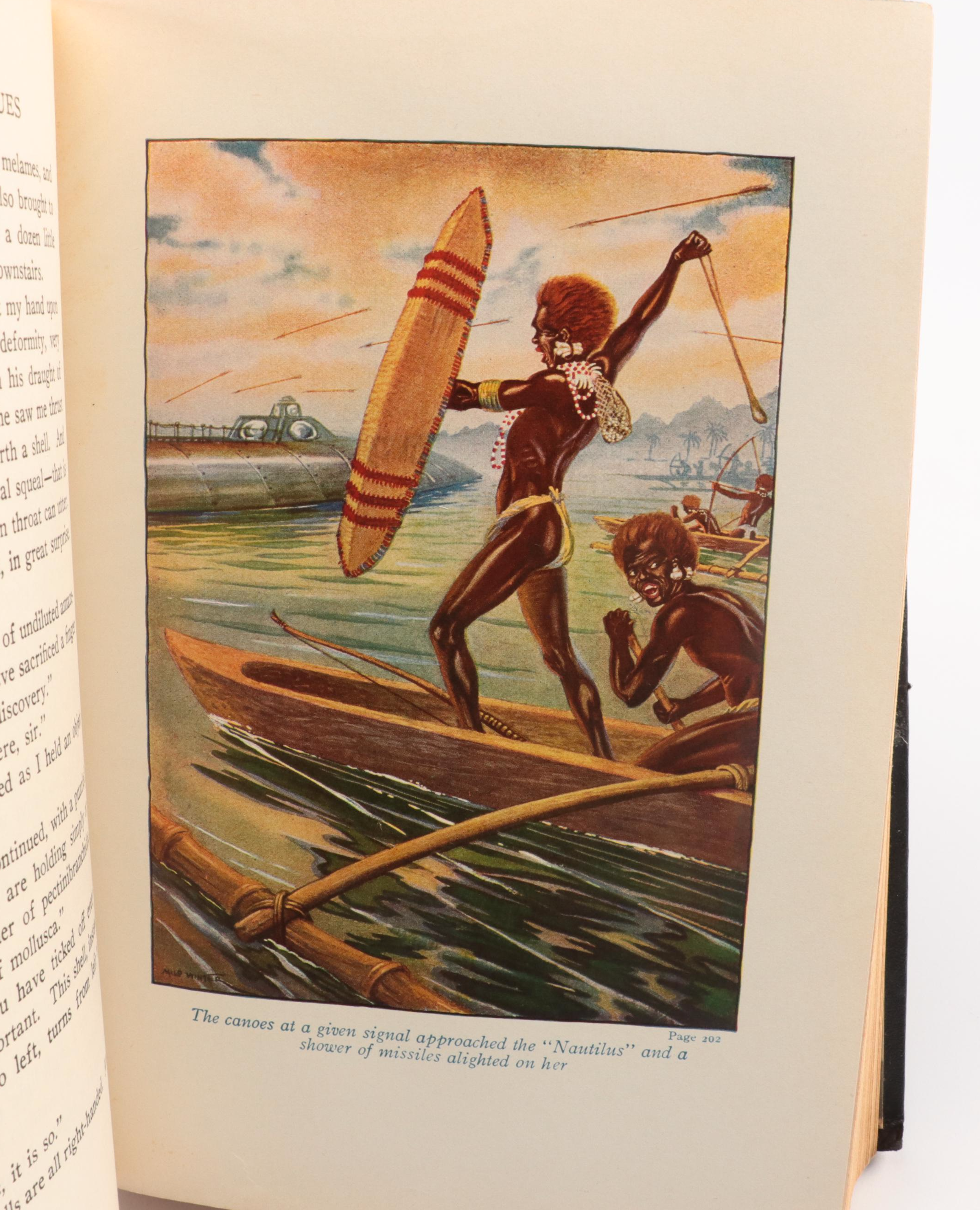 Milo Winter and Sam Ita Illustrated "20,000 Leagues Under the Sea"