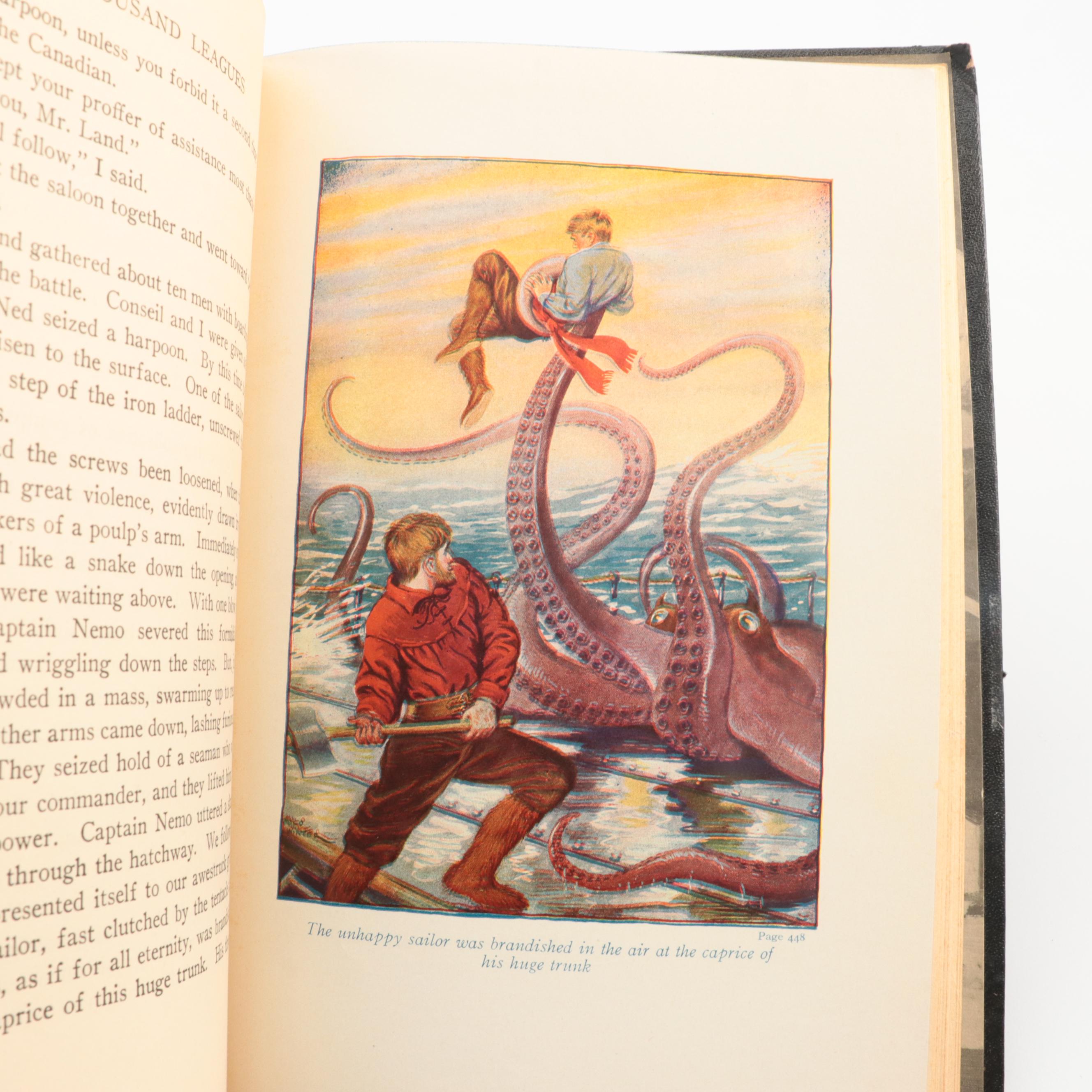 Milo Winter and Sam Ita Illustrated "20,000 Leagues Under the Sea"