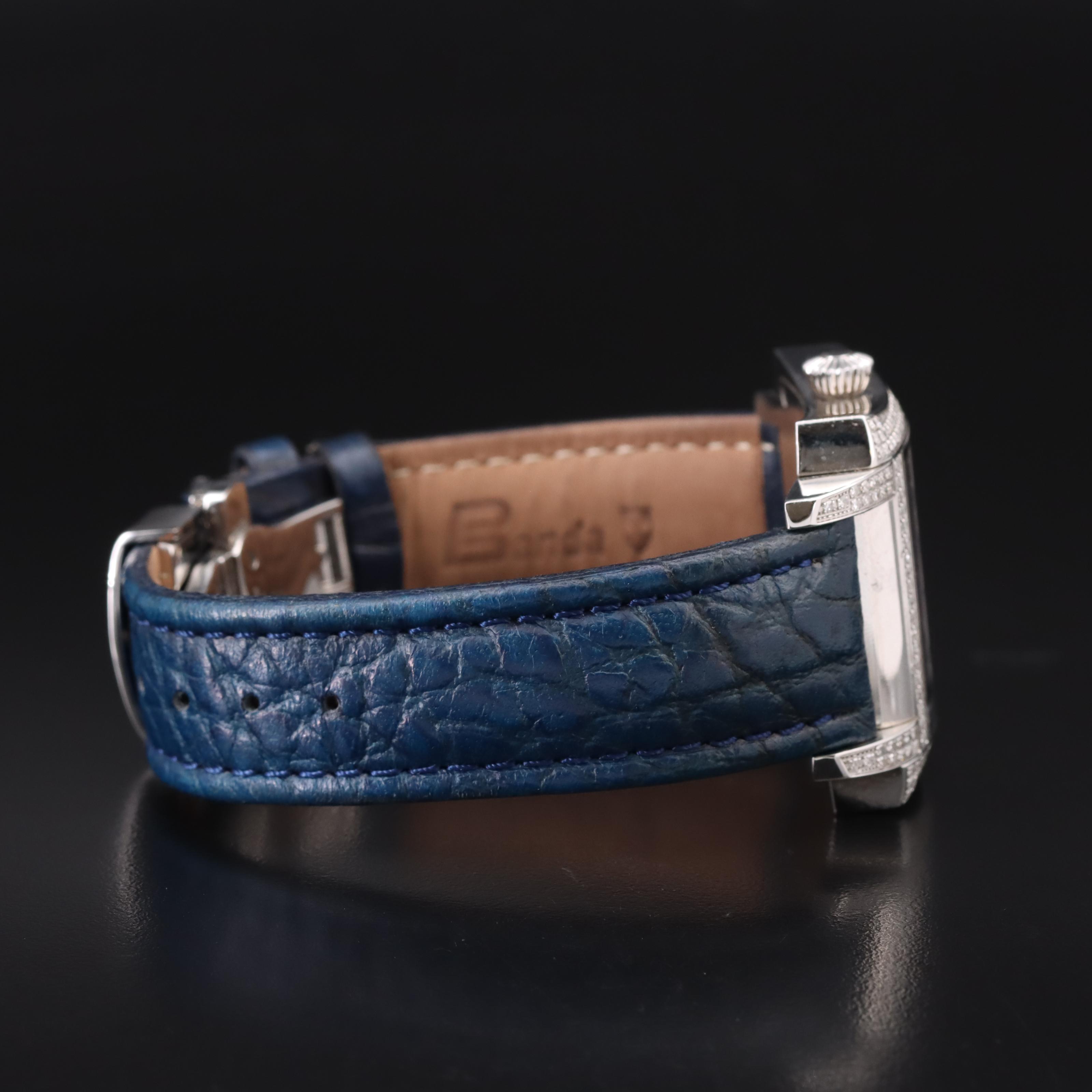 Bulova Accutron Stainless Steel Diamond Innsbruck Day-Date Moonphase Watch