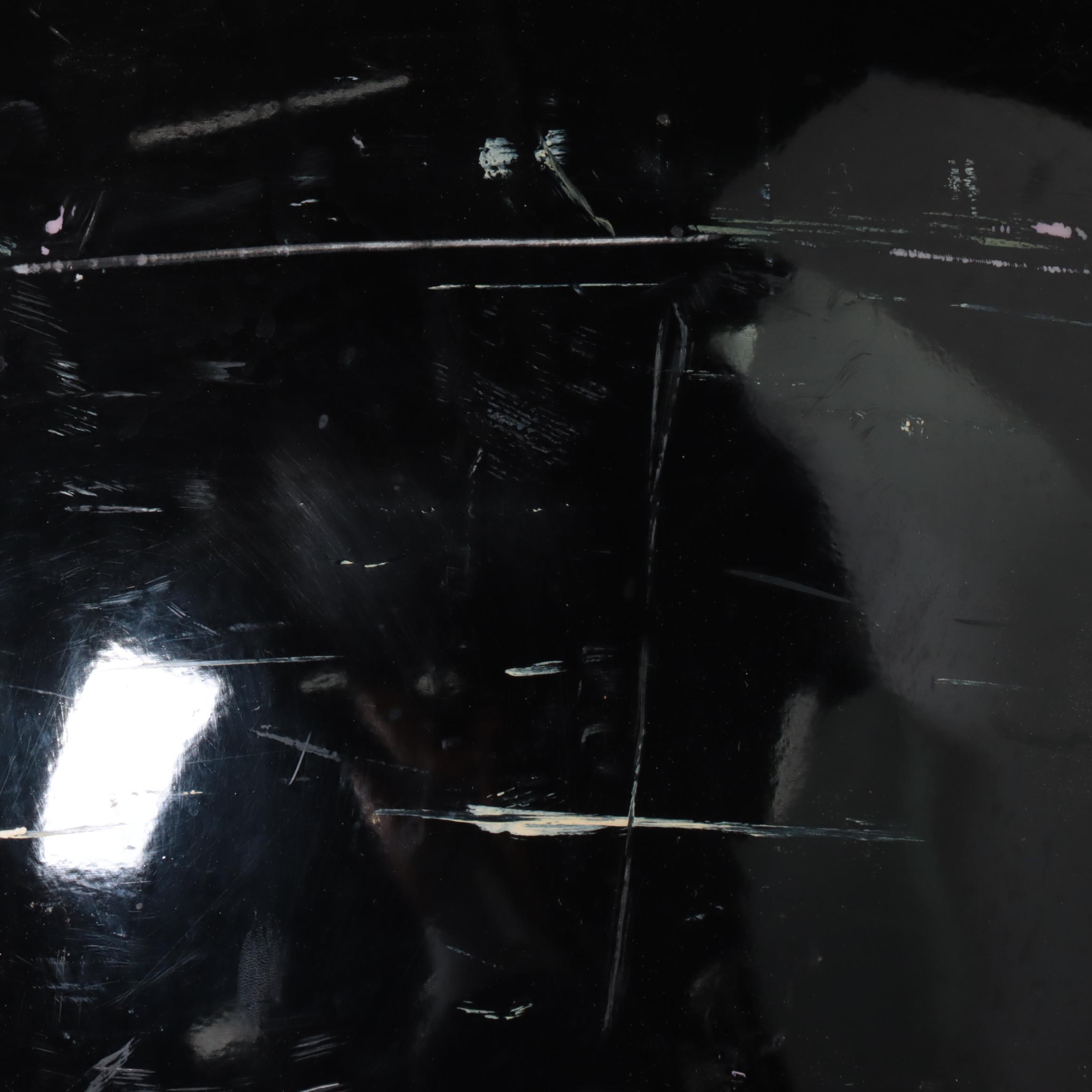 Contemporary Black Fiberglass Outdoor Planters