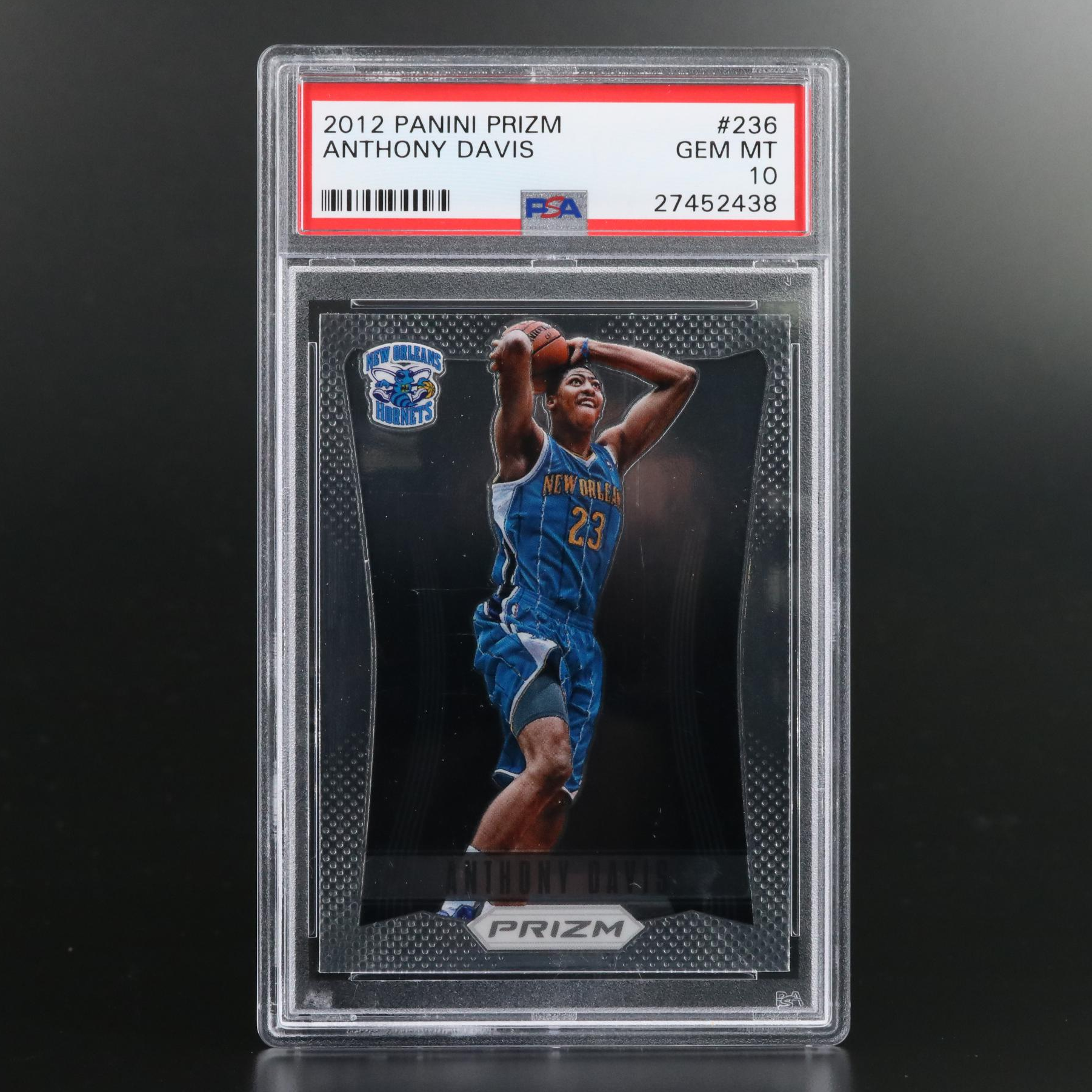 2012 Panini Prizm Anthony Davis Rookie #236 PSA Graded Gem-MT 10 Basketball Card