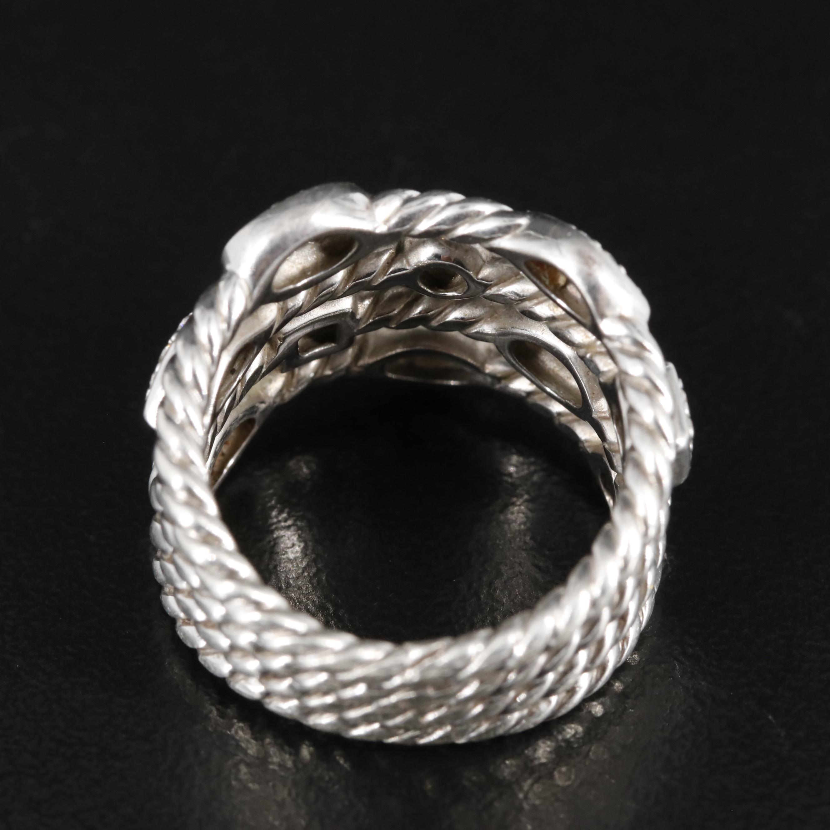 David Yurman Confetti Sterling and Diamond Ring