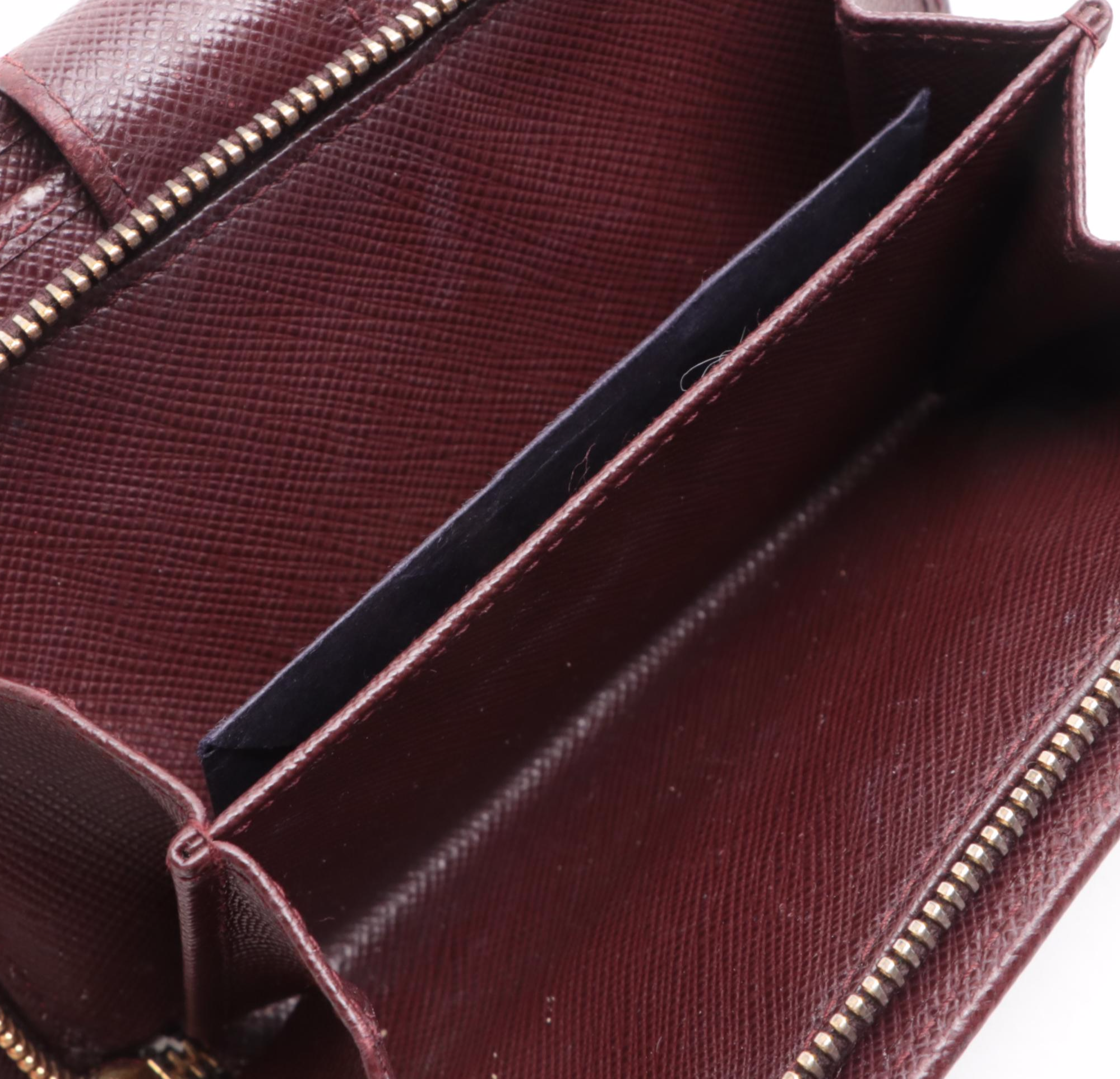 Prada Compact Bifold Wallet in Saffiano Leather