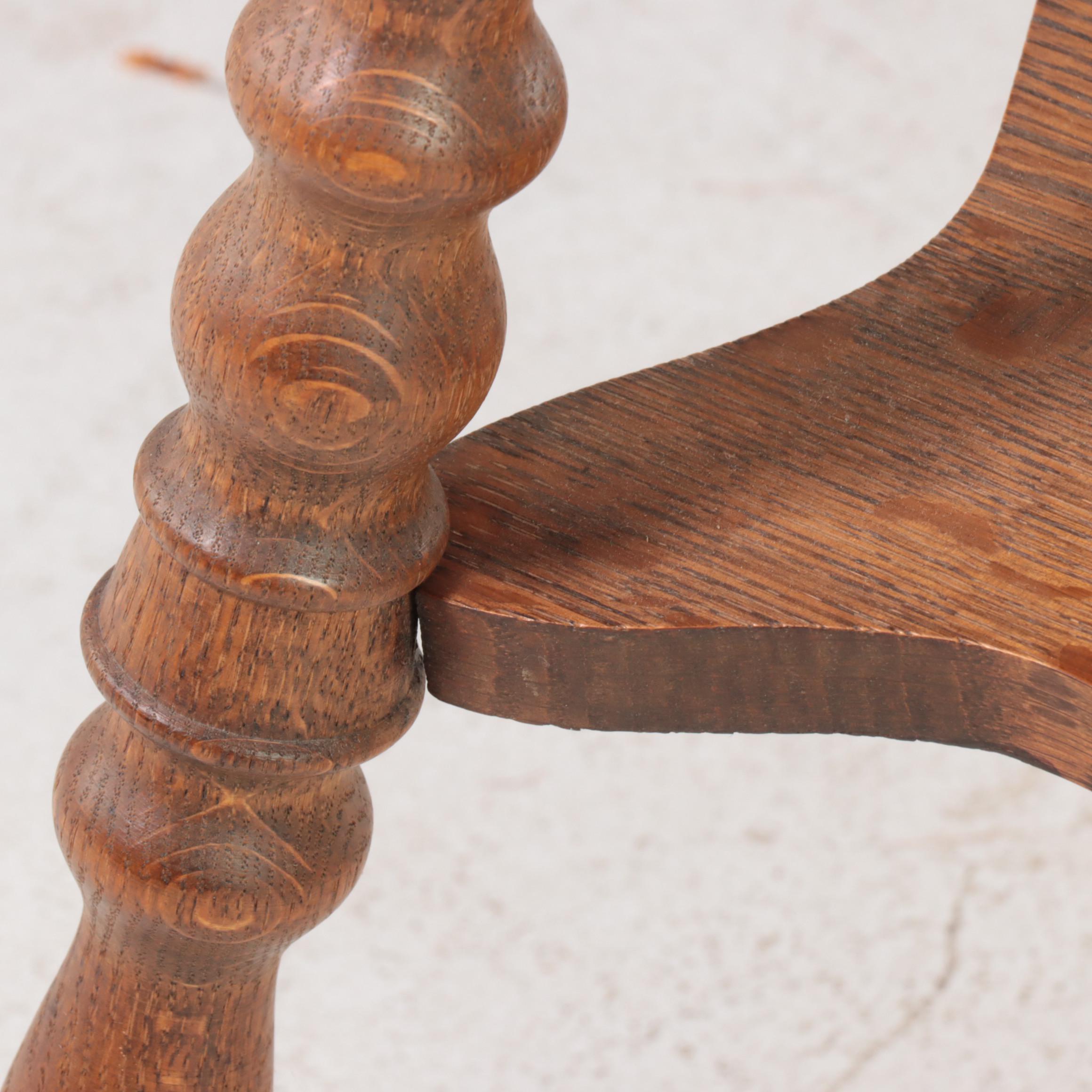 Late Victorian Oak Two-Tier Side Table, circa 1900
