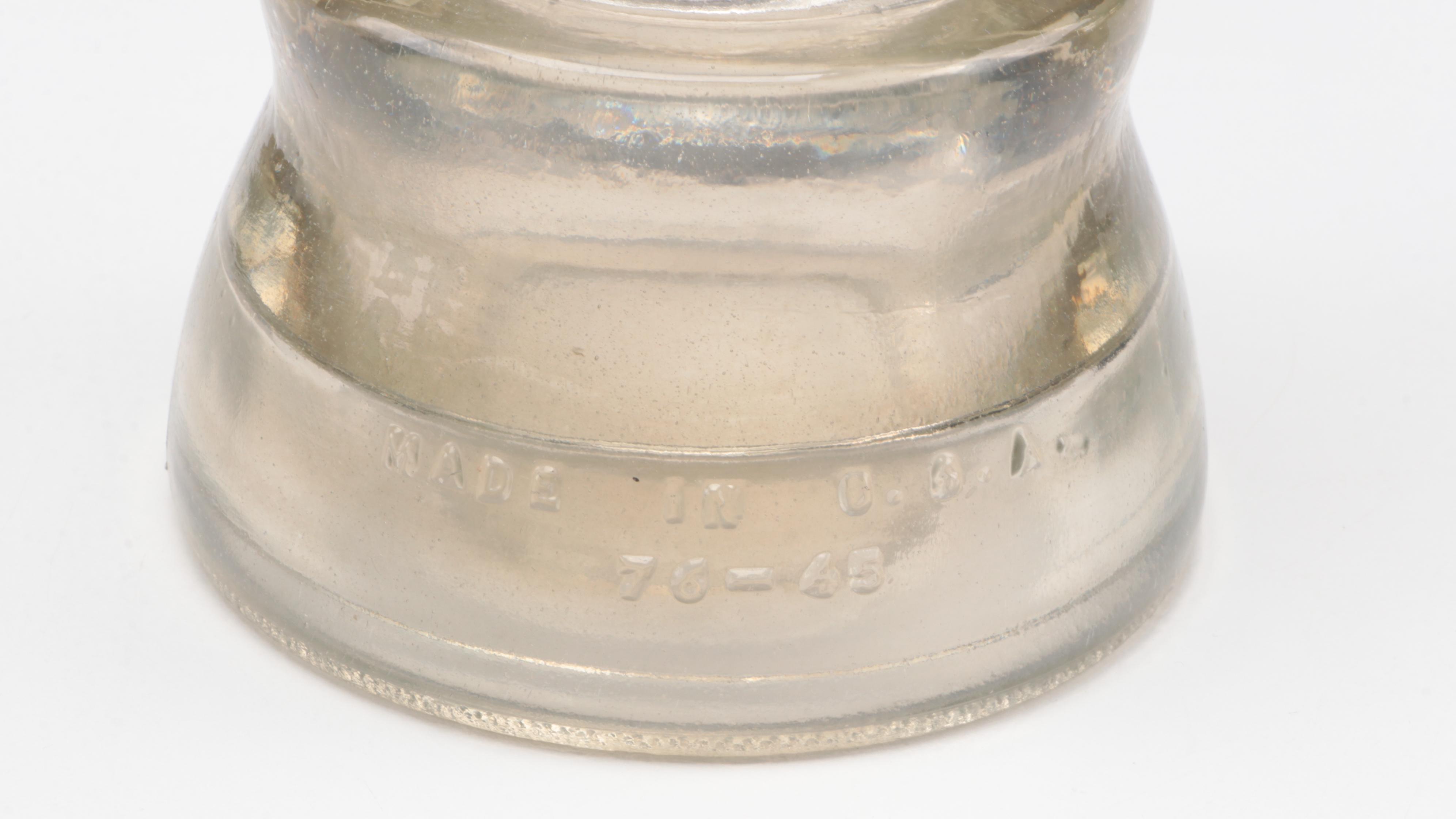 Hemingray No. 40 and Other Colored Glass Insulators