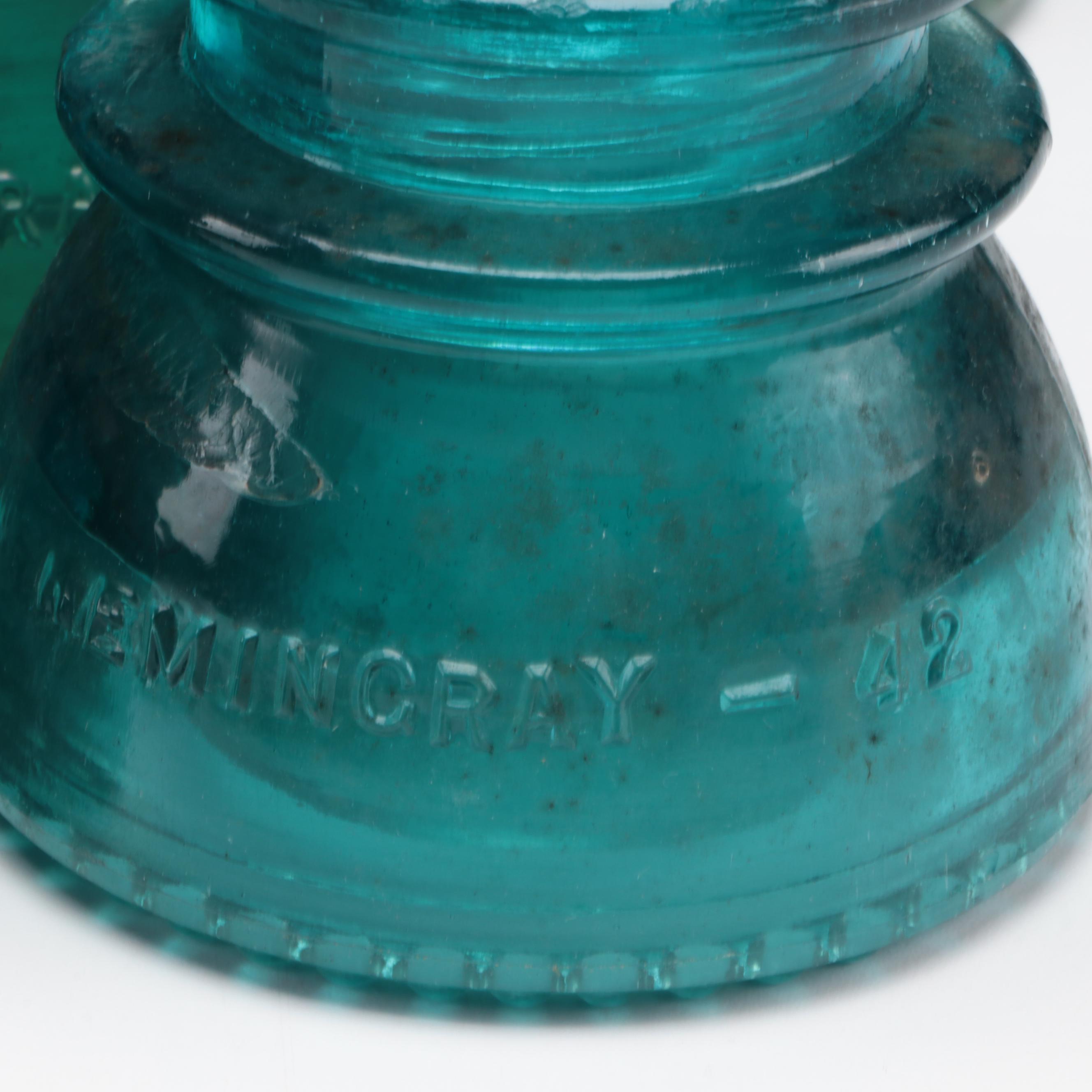 Hemingray No. 40 and Other Colored Glass Insulators