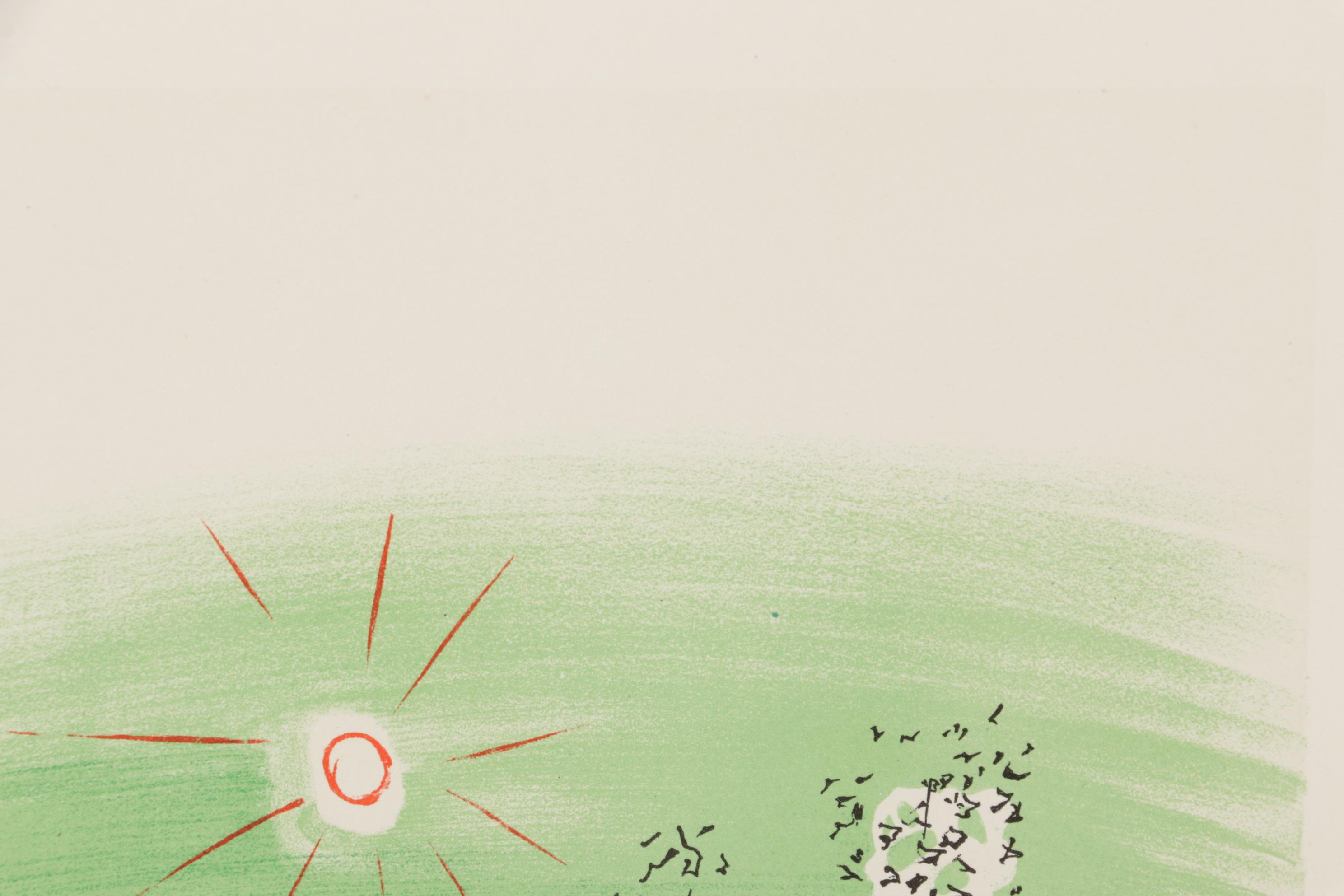 Color Lithograph After Raoul Dufy From "Art in Posters," 1959