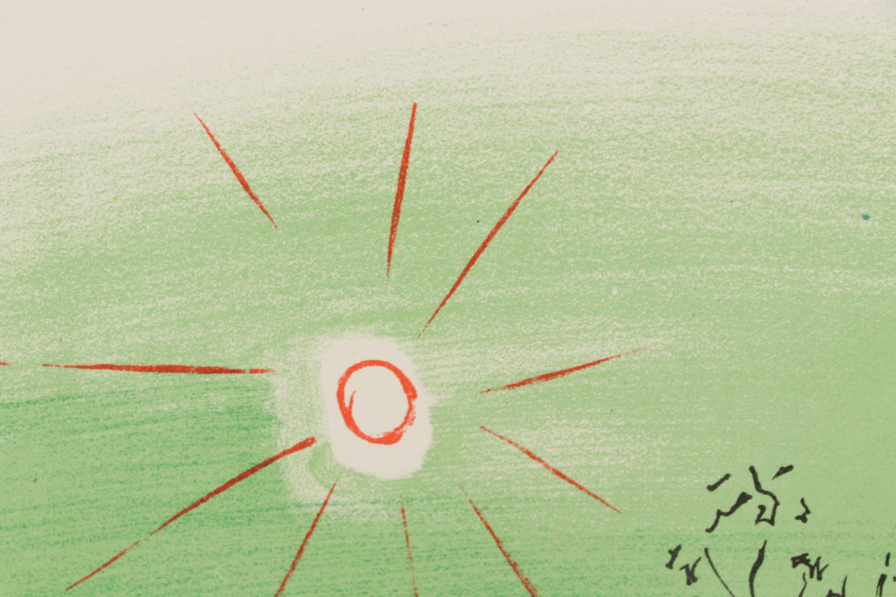 Color Lithograph After Raoul Dufy From "Art in Posters," 1959