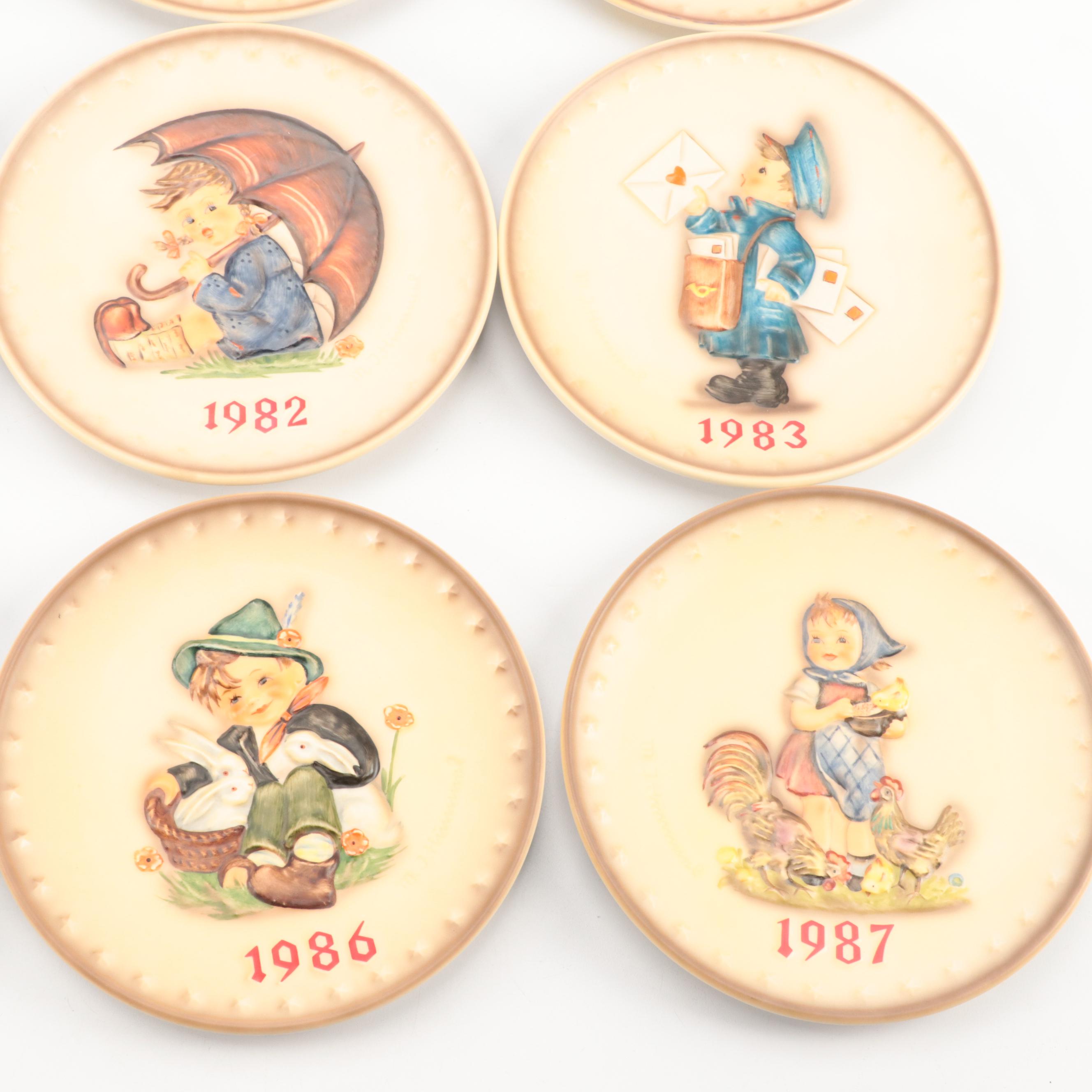 Goebel Porcelain Hummel Annual Collector Plates