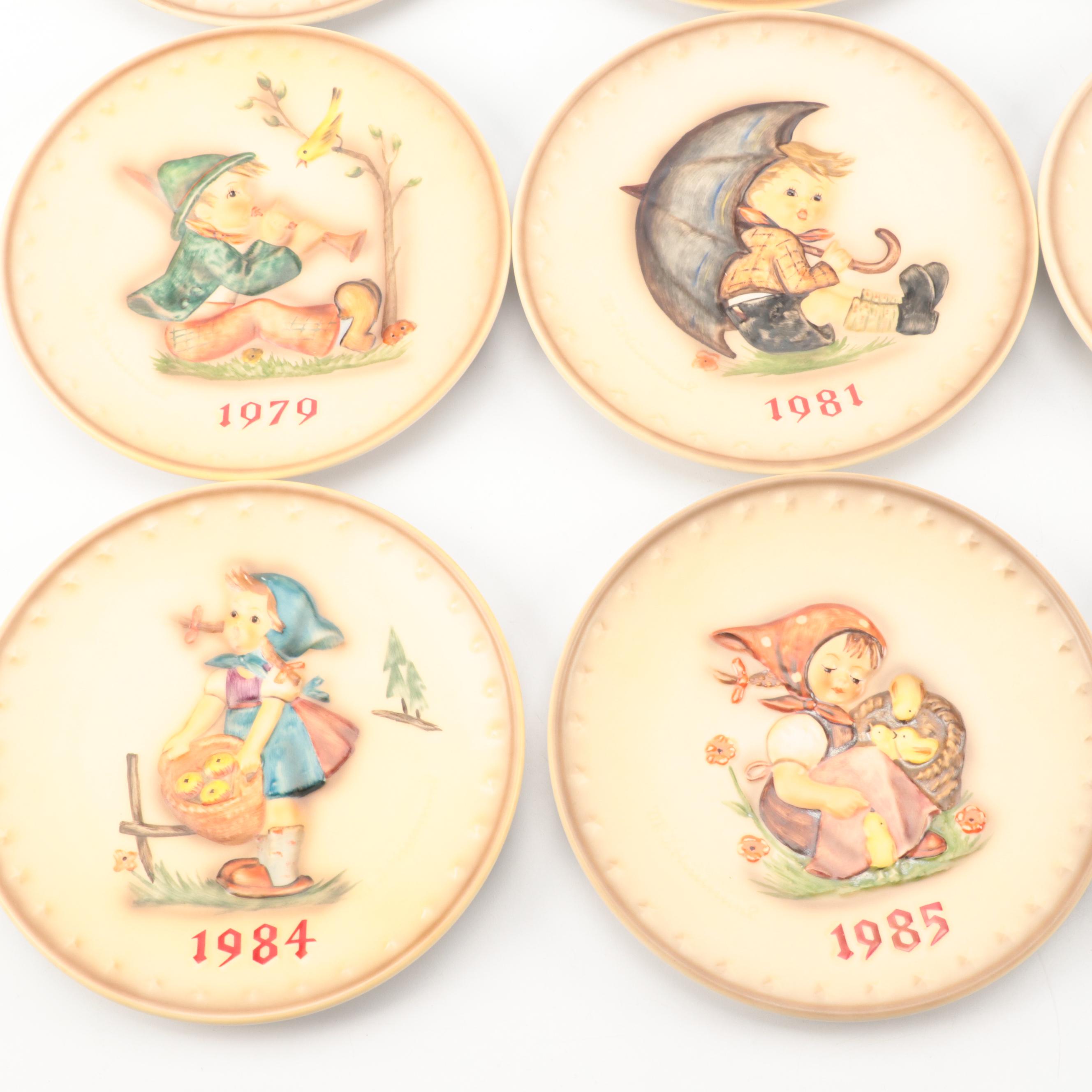 Goebel Porcelain Hummel Annual Collector Plates