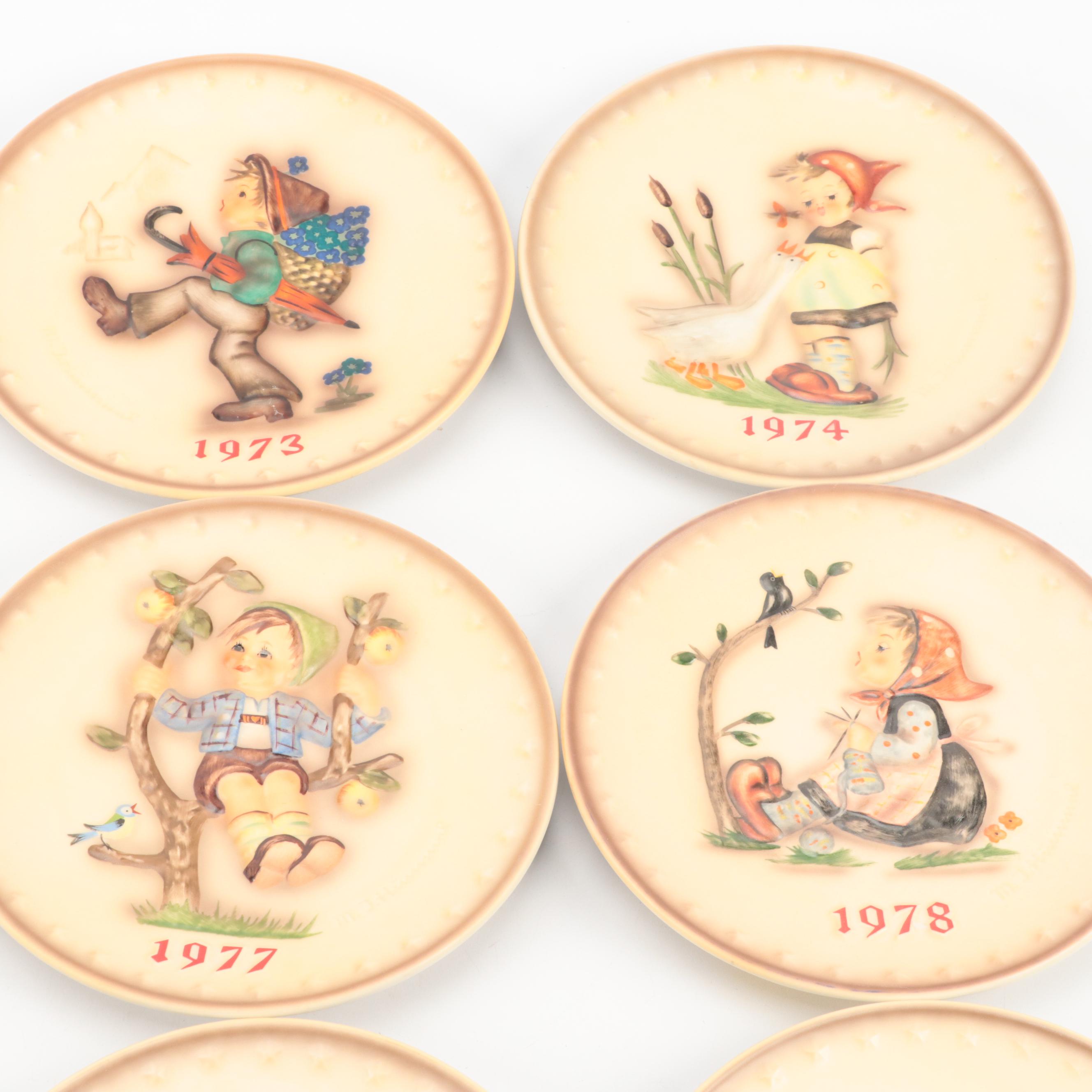 Goebel Porcelain Hummel Annual Collector Plates
